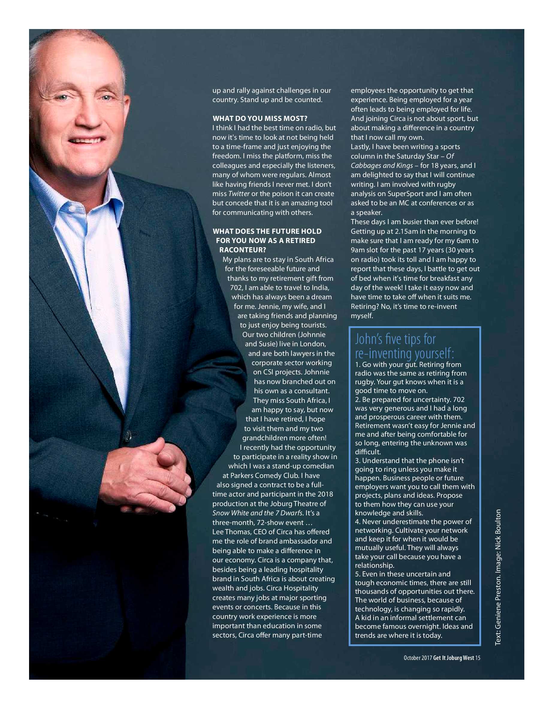 Get JHB West – October 2017 page 15