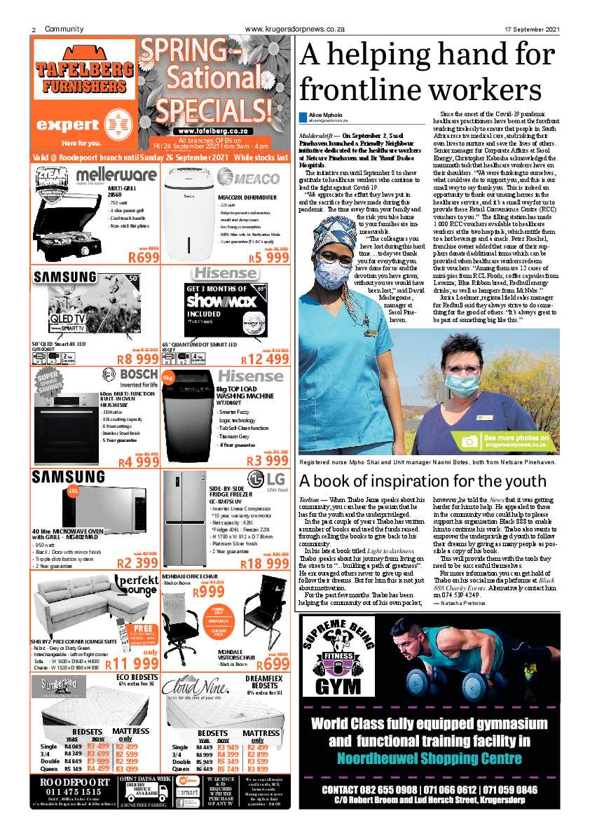 Krugersdorp News 17 September 2021 page 2