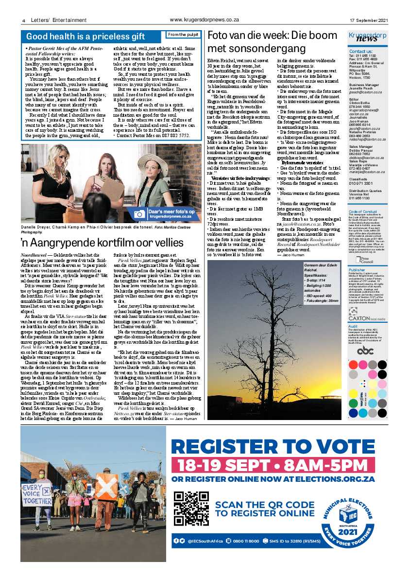 Krugersdorp News 17 September 2021 page 4