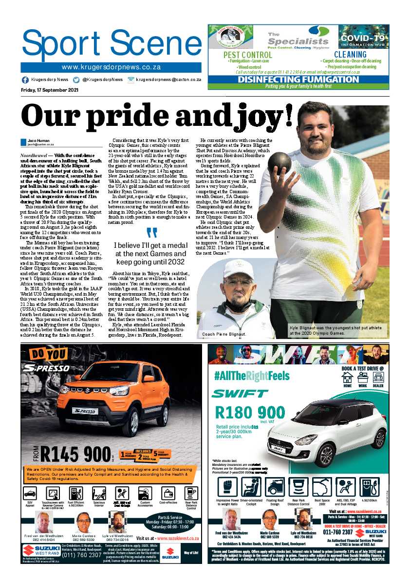 Krugersdorp News 17 September 2021 page 8