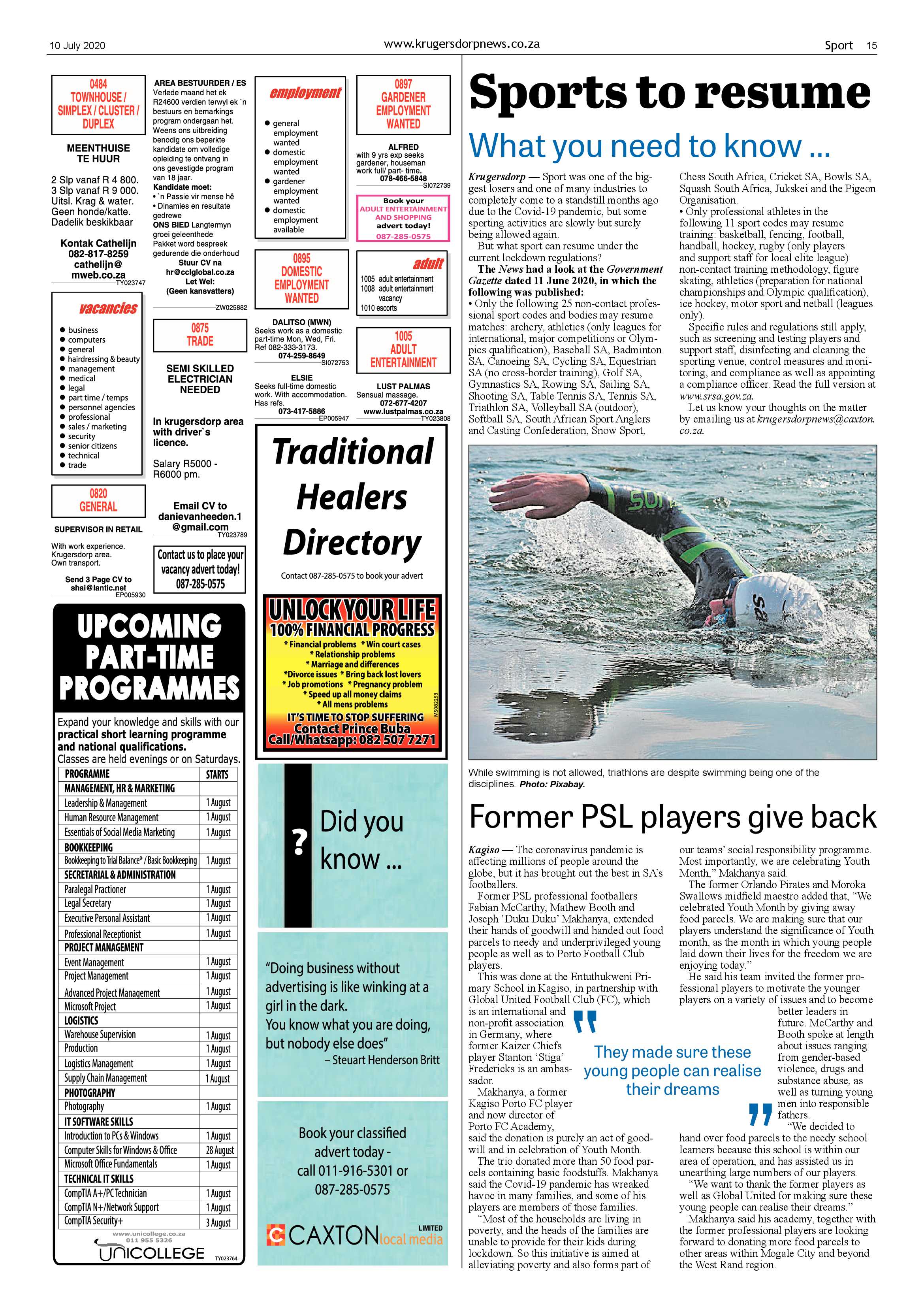 Krugersdorp News10 July 2020 page 15