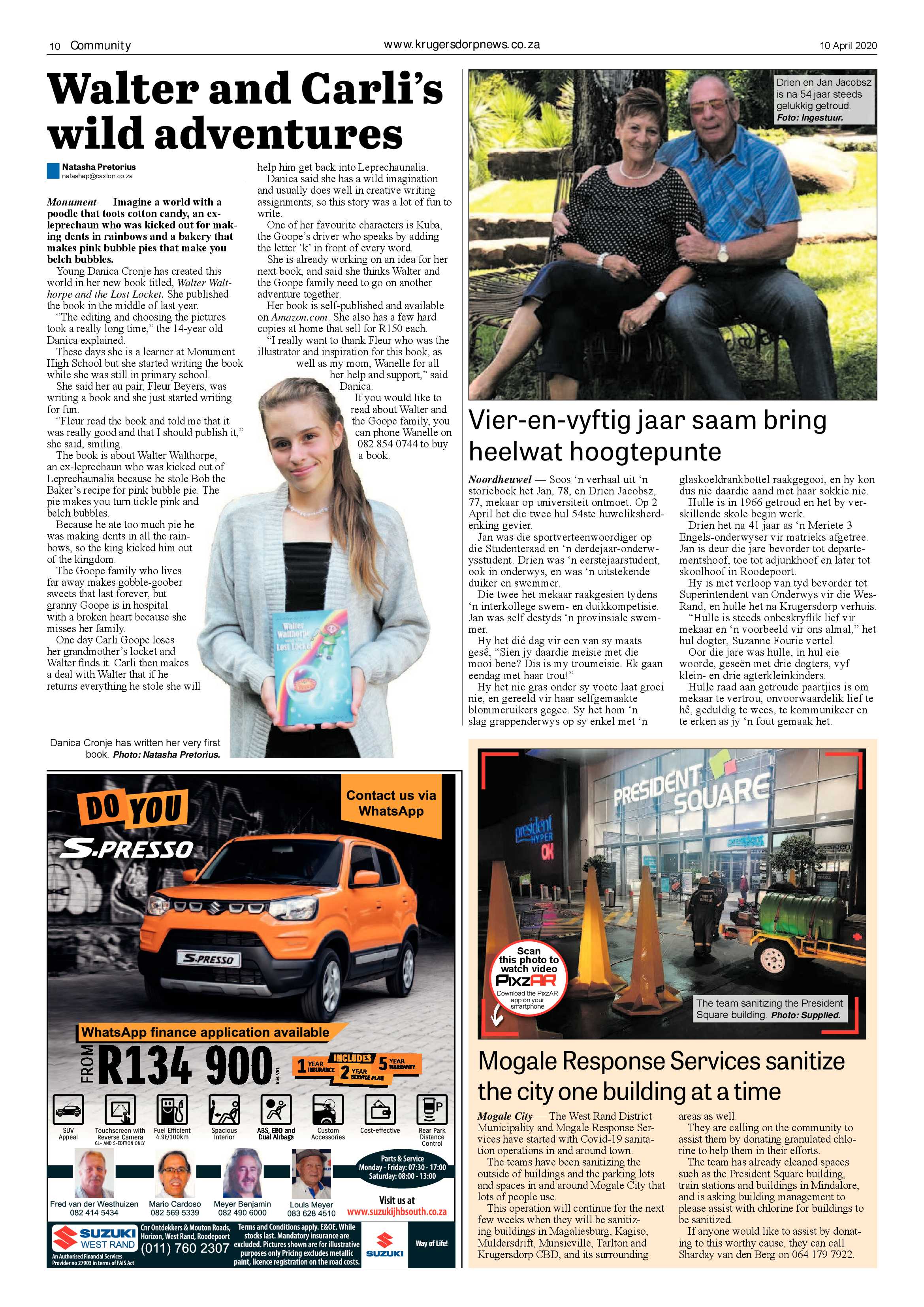 Krugersdorp News 10 April 2020 page 10