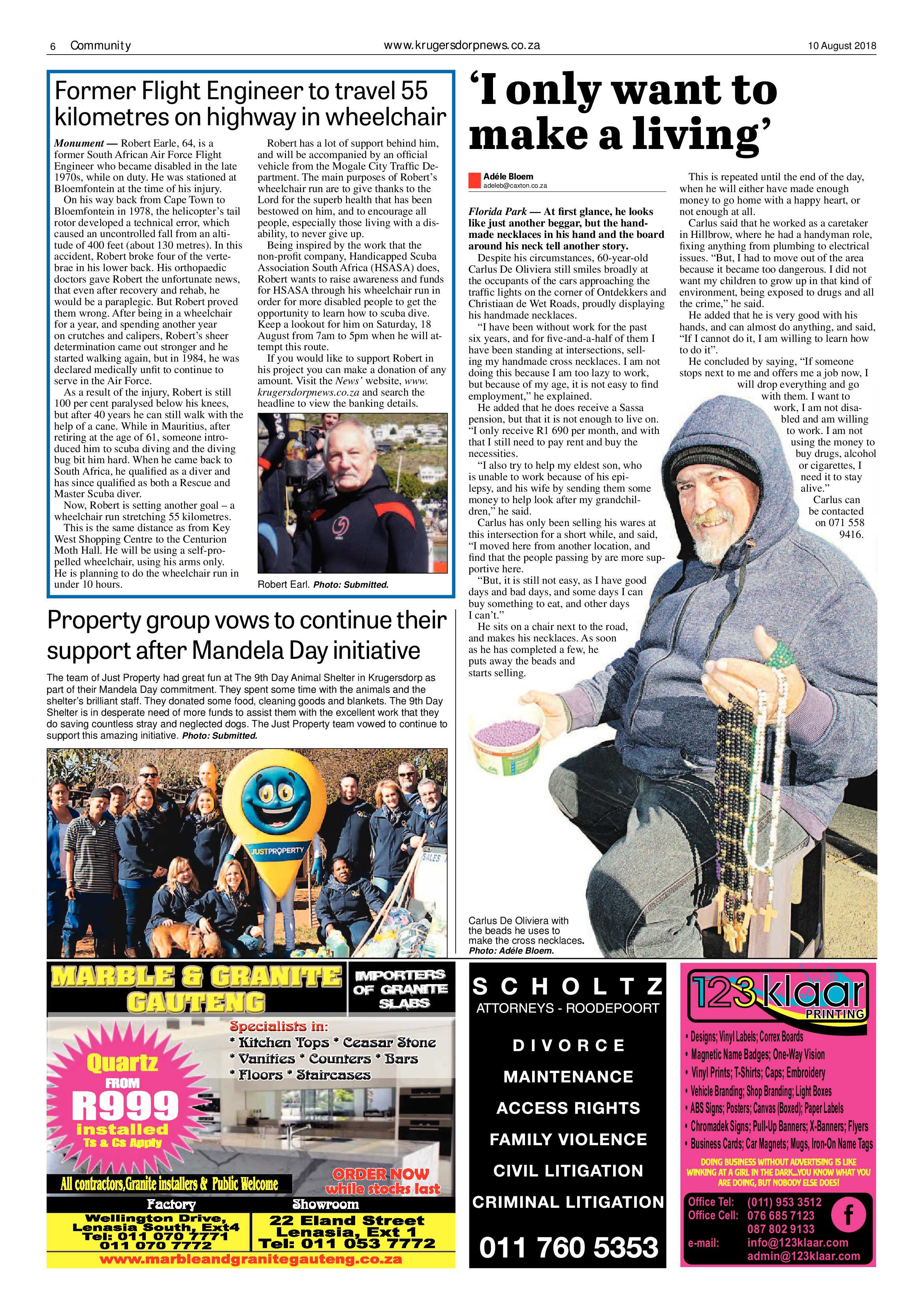Krugersdorp News 10 August 2018 page 6
