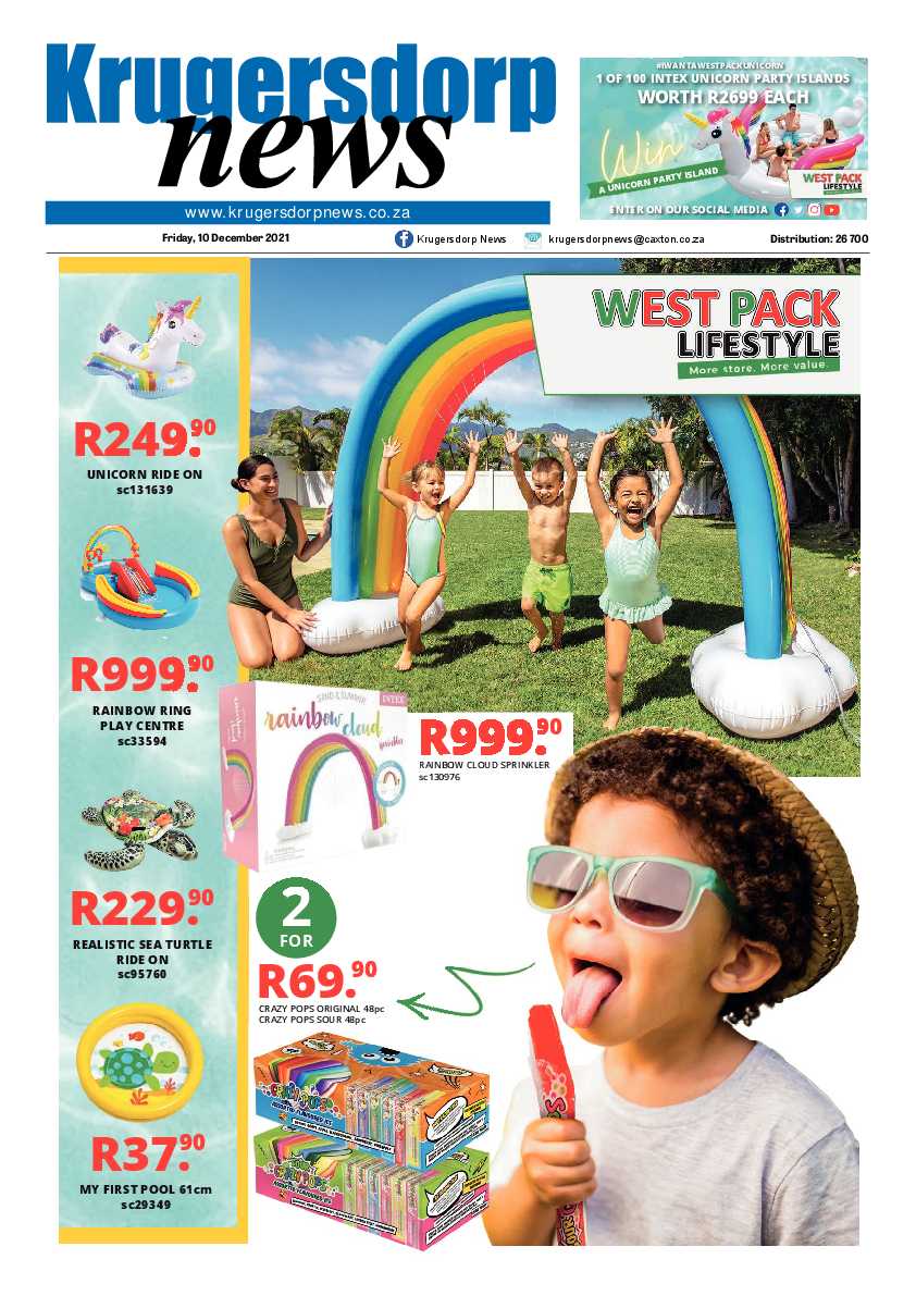Krugersdorp News 10 December 2021 page 1