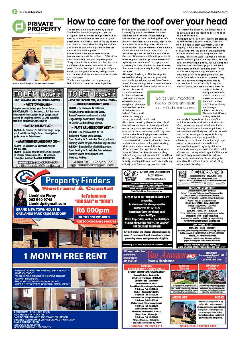 Krugersdorp News 10 December 2021 page 10