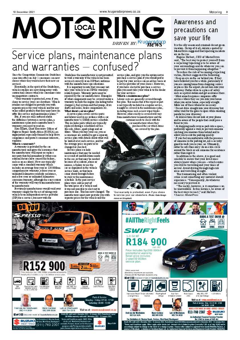 Krugersdorp News 10 December 2021 page 11