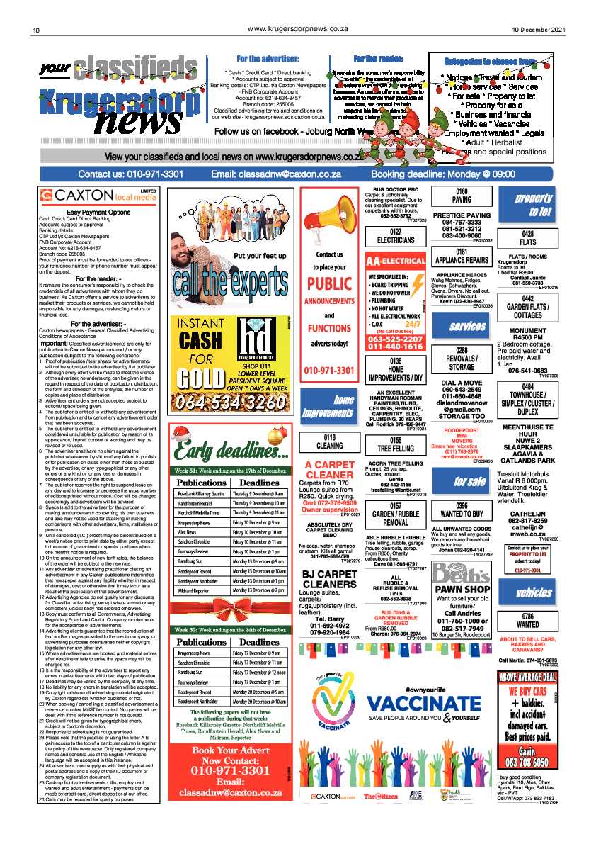 Krugersdorp News 10 December 2021 page 12
