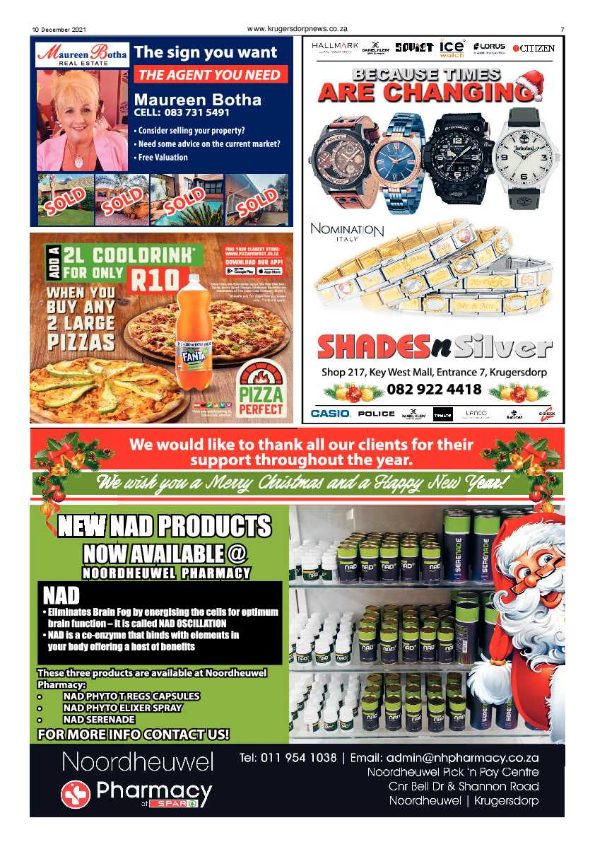 Krugersdorp News 10 December 2021 page 9