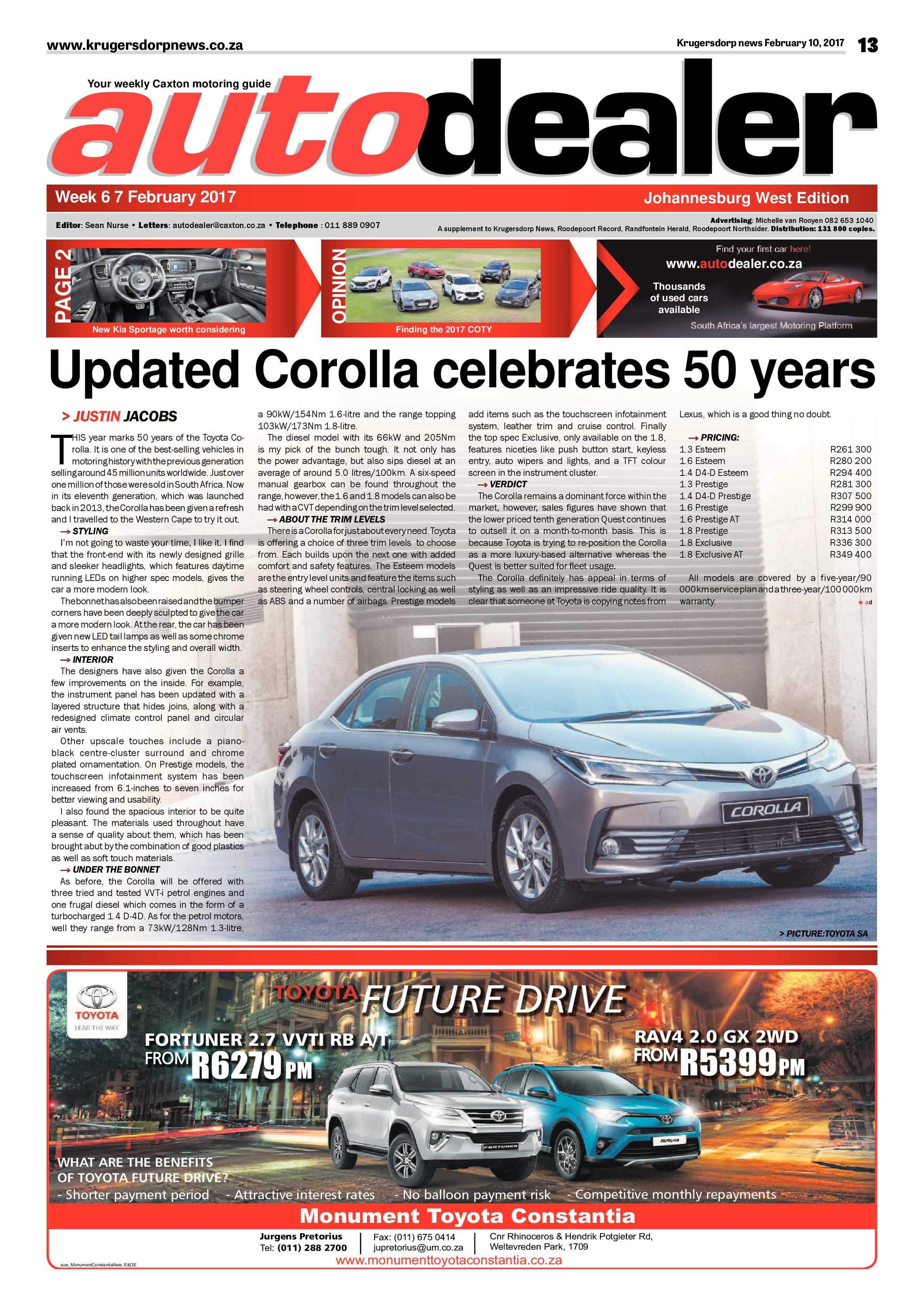 Krugersdorp News 10 February 2017 page 13