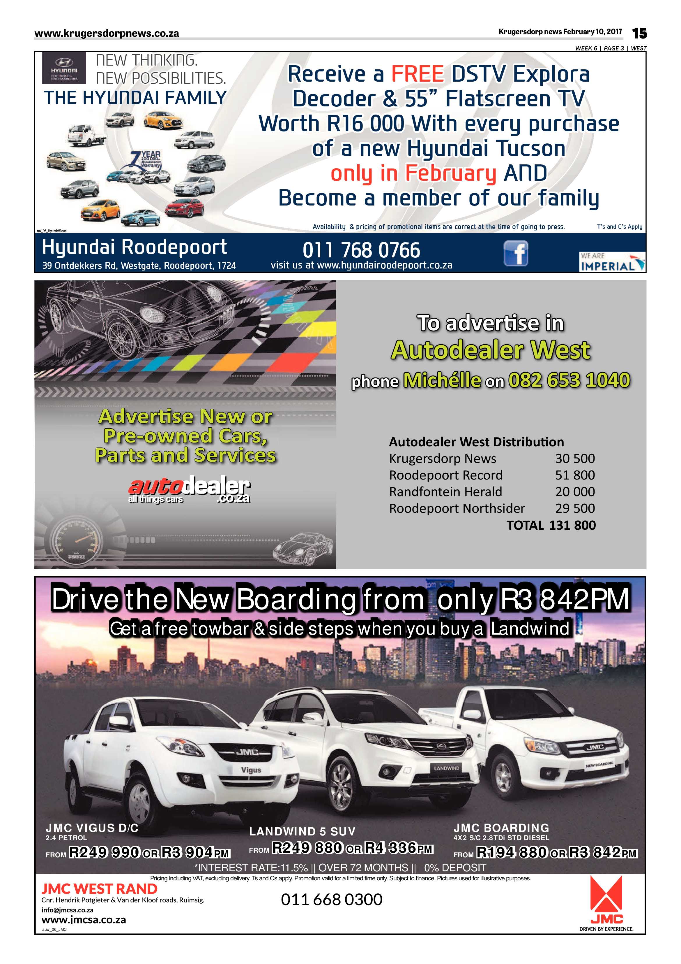 Krugersdorp News 10 February 2017 page 15