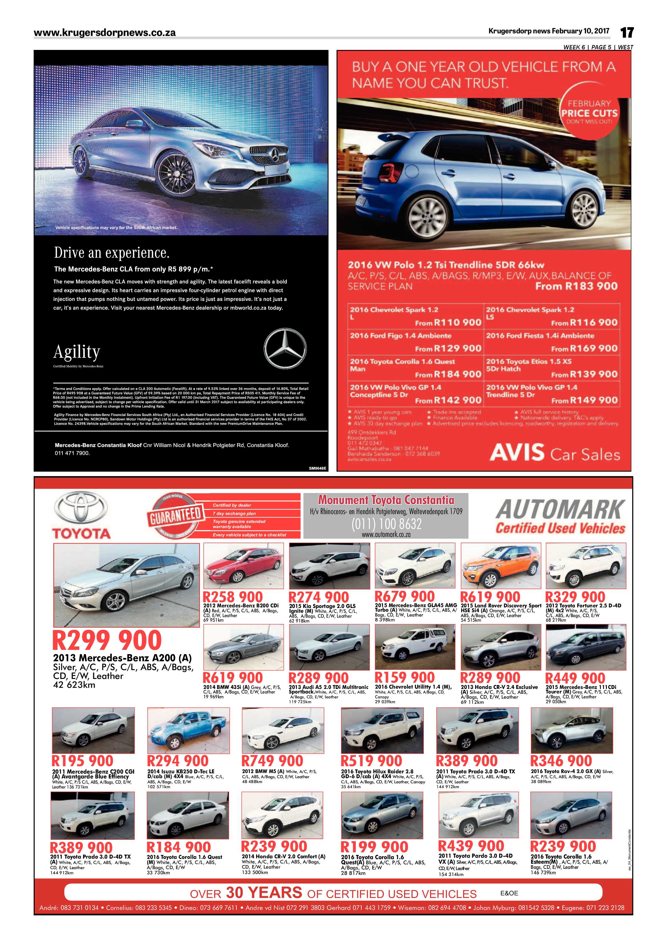 Krugersdorp News 10 February 2017 page 17