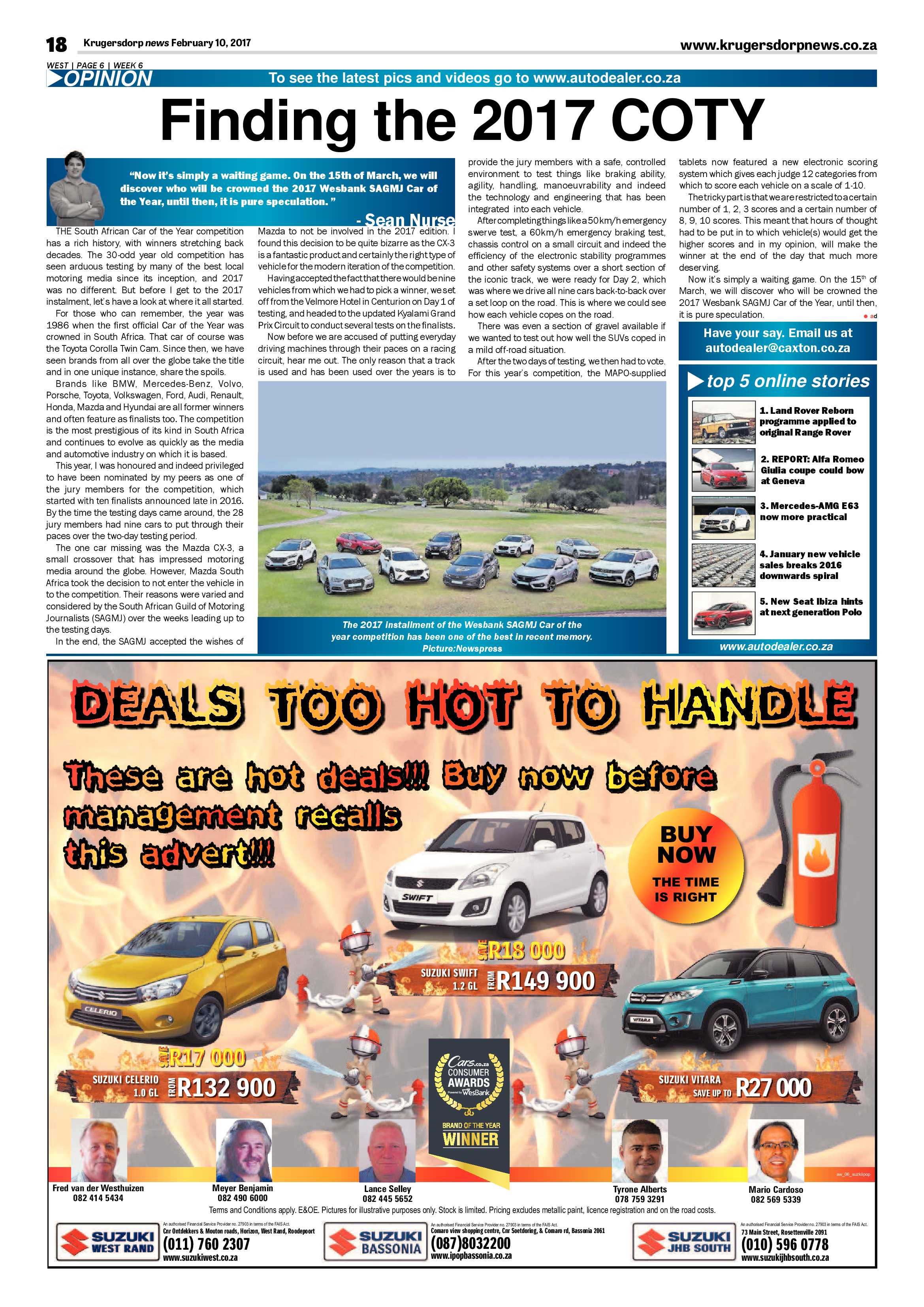 Krugersdorp News 10 February 2017 page 18