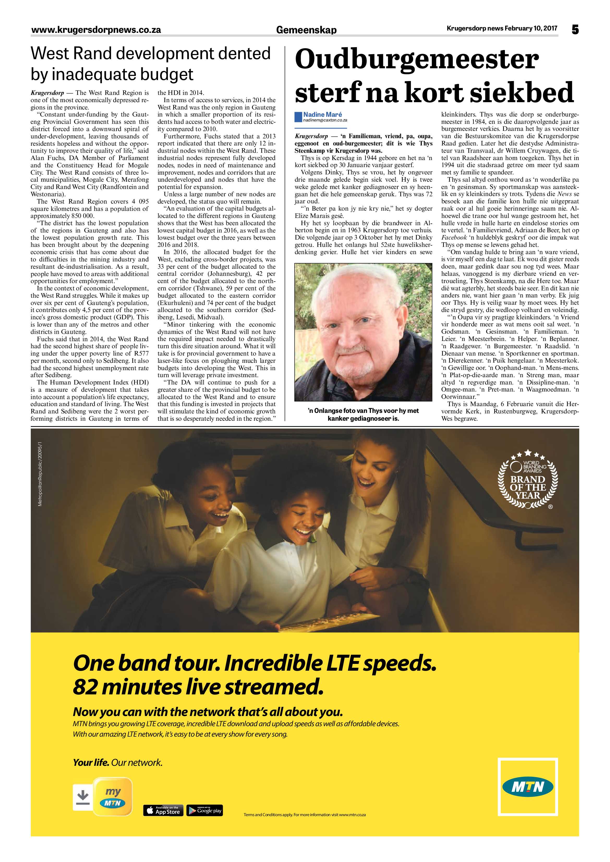 Krugersdorp News 10 February 2017 page 5