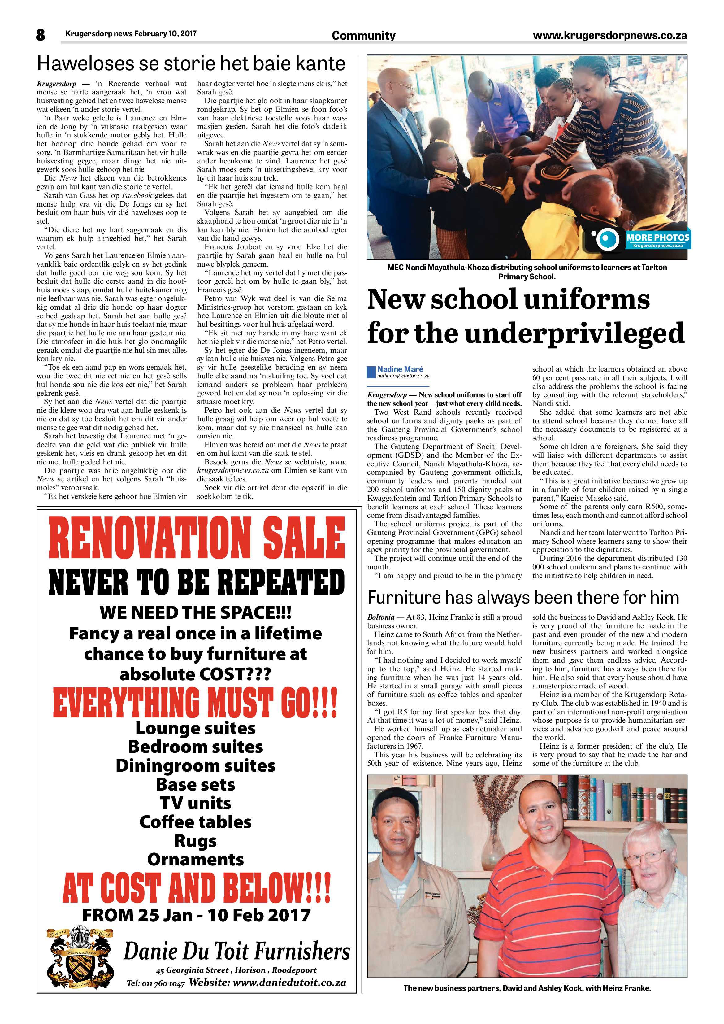 Krugersdorp News 10 February 2017 page 8