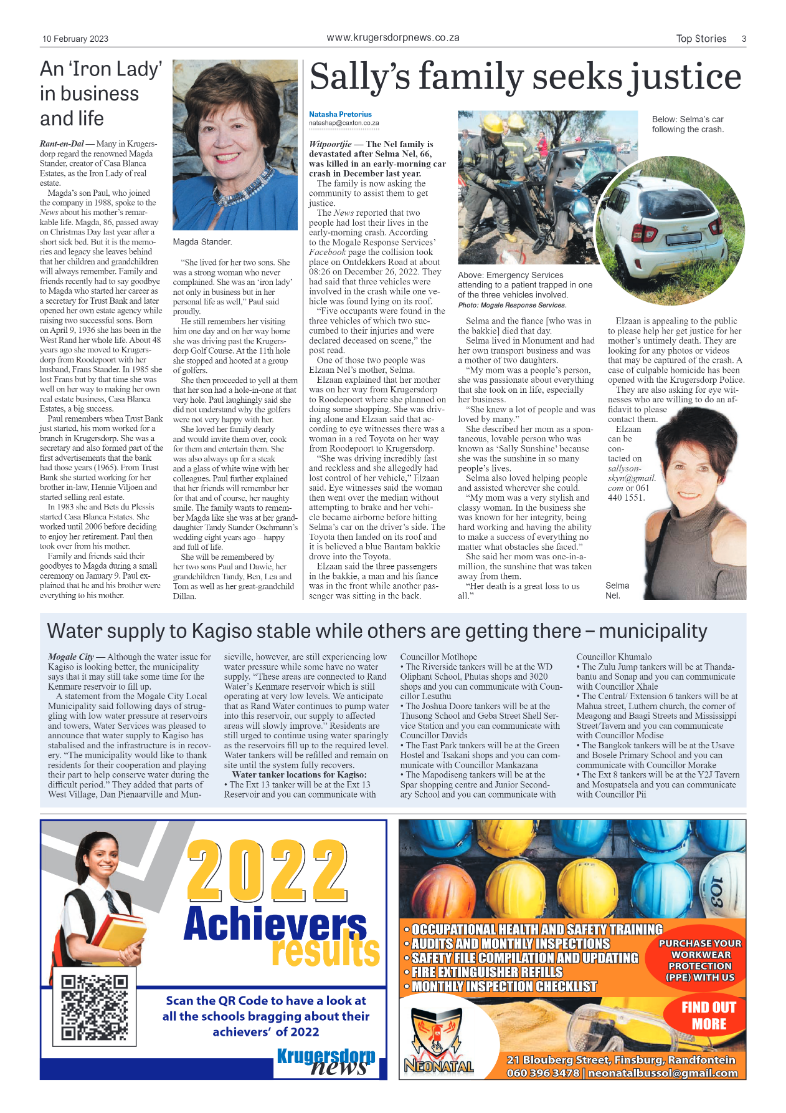 Krugersdorp News 10 February 2023 page 3