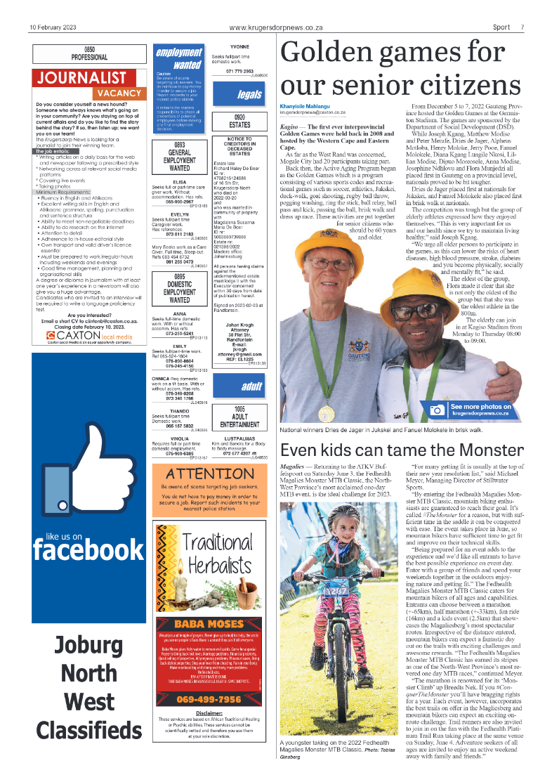 Krugersdorp News 10 February 2023 page 7