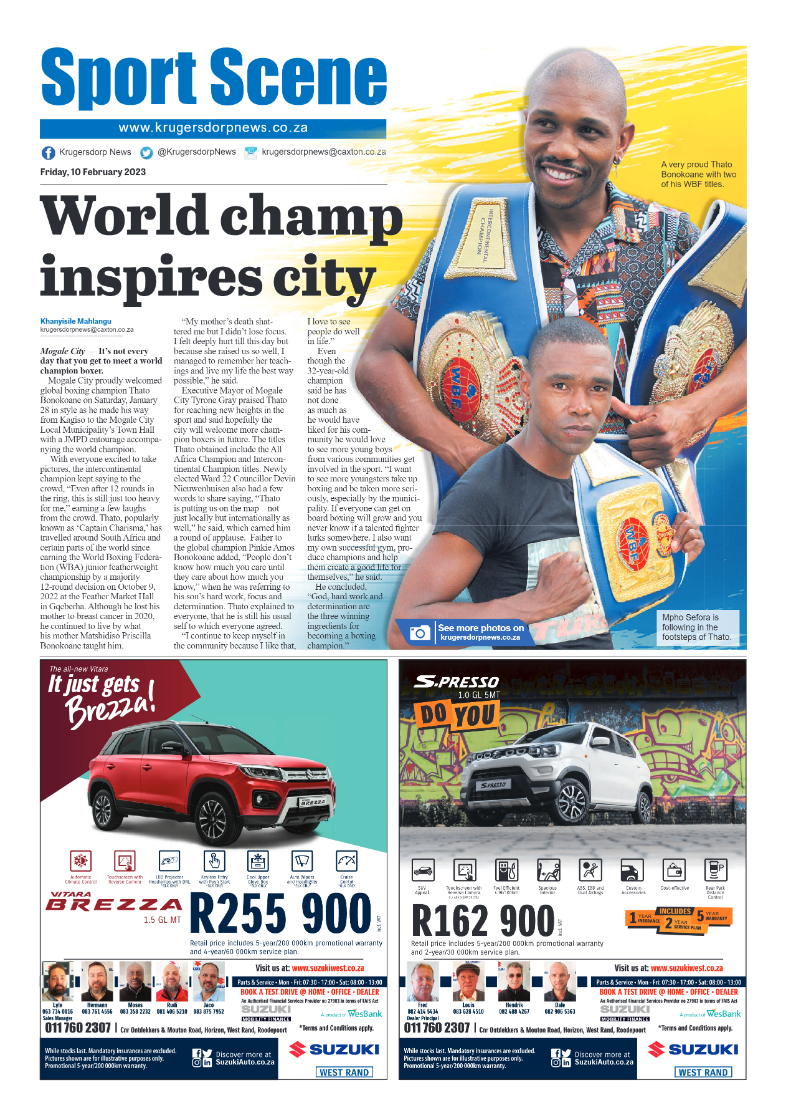 Krugersdorp News 10 February 2023 page 8