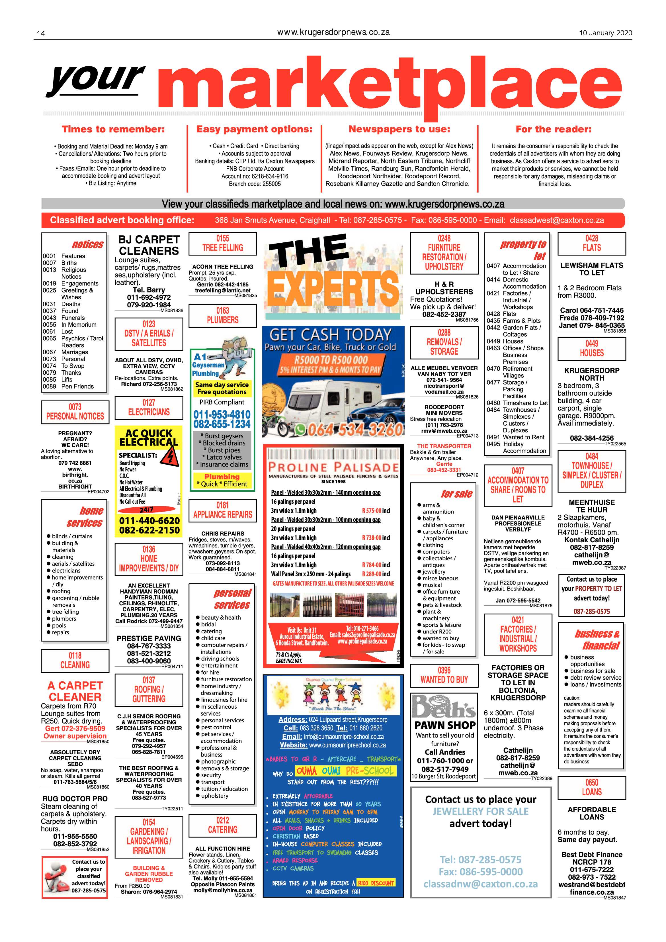 Krugersdorp News 10 January 2020 page 14