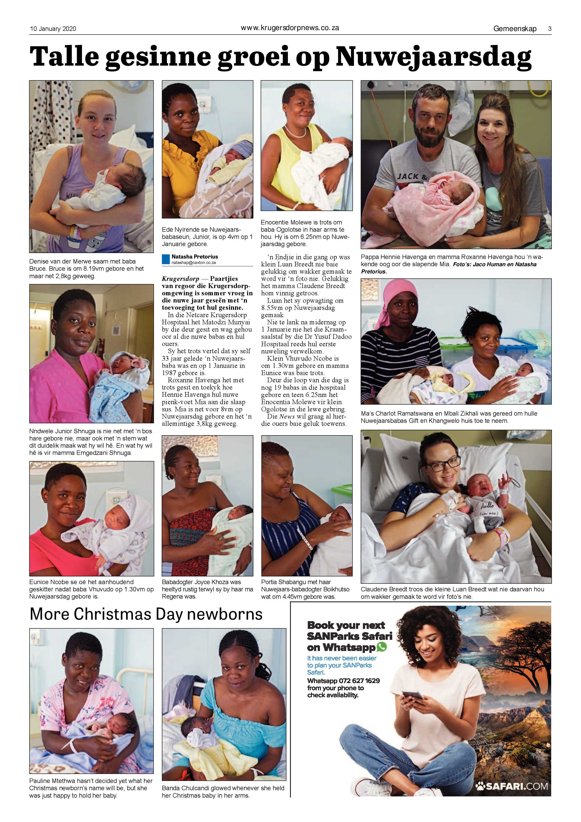 Krugersdorp News 10 January 2020 page 3