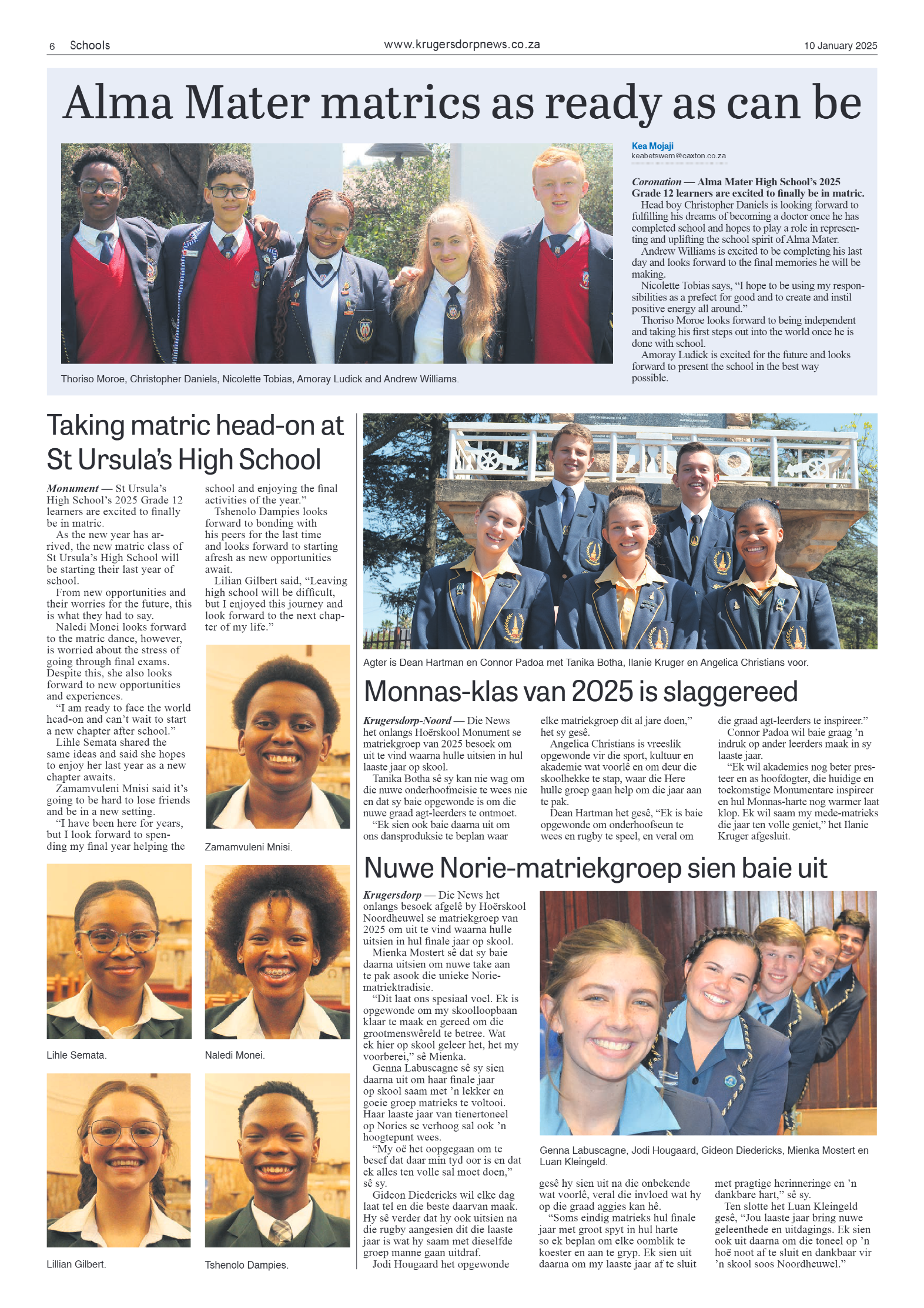 Krugersdorp News 10 January 2025 page 6