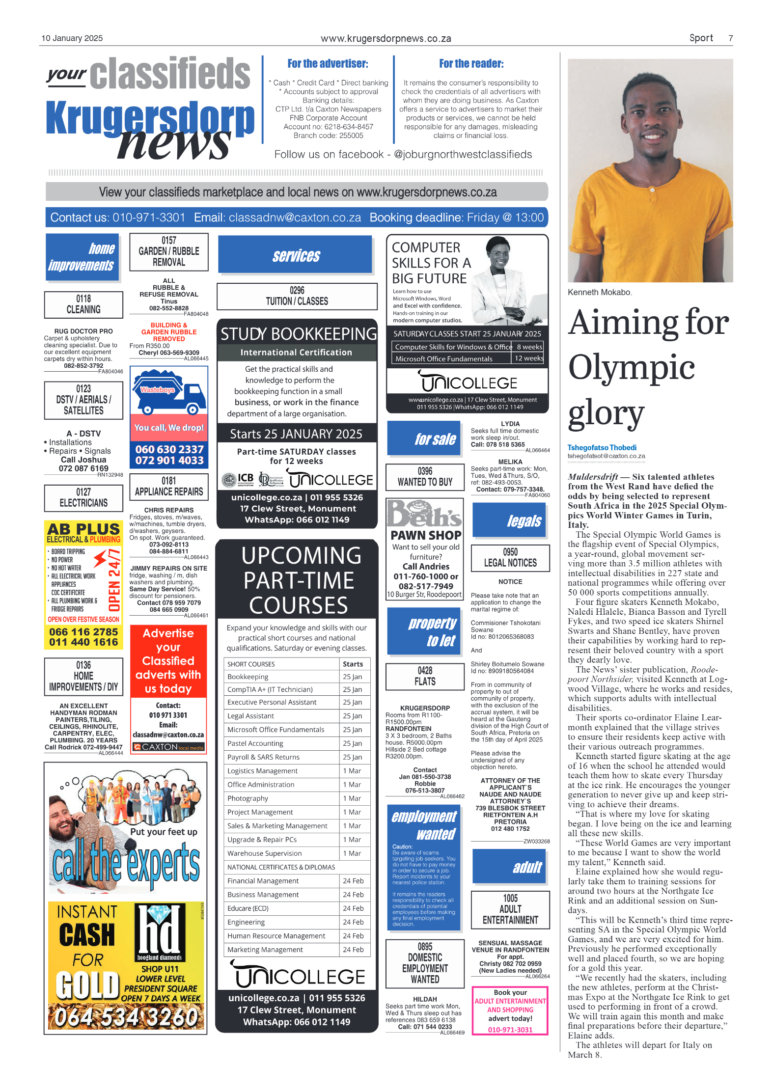 Krugersdorp News 10 January 2025 page 7