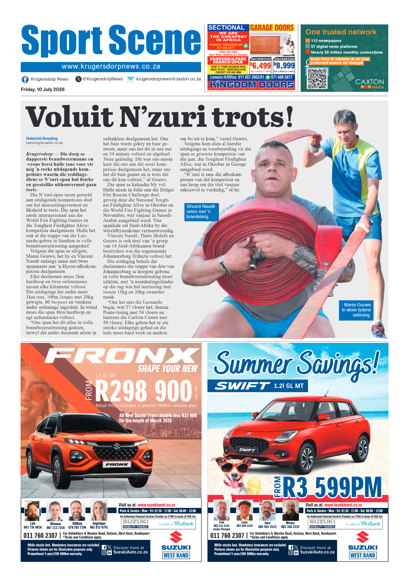 Krugersdorp News 10 July 2026 page 10
