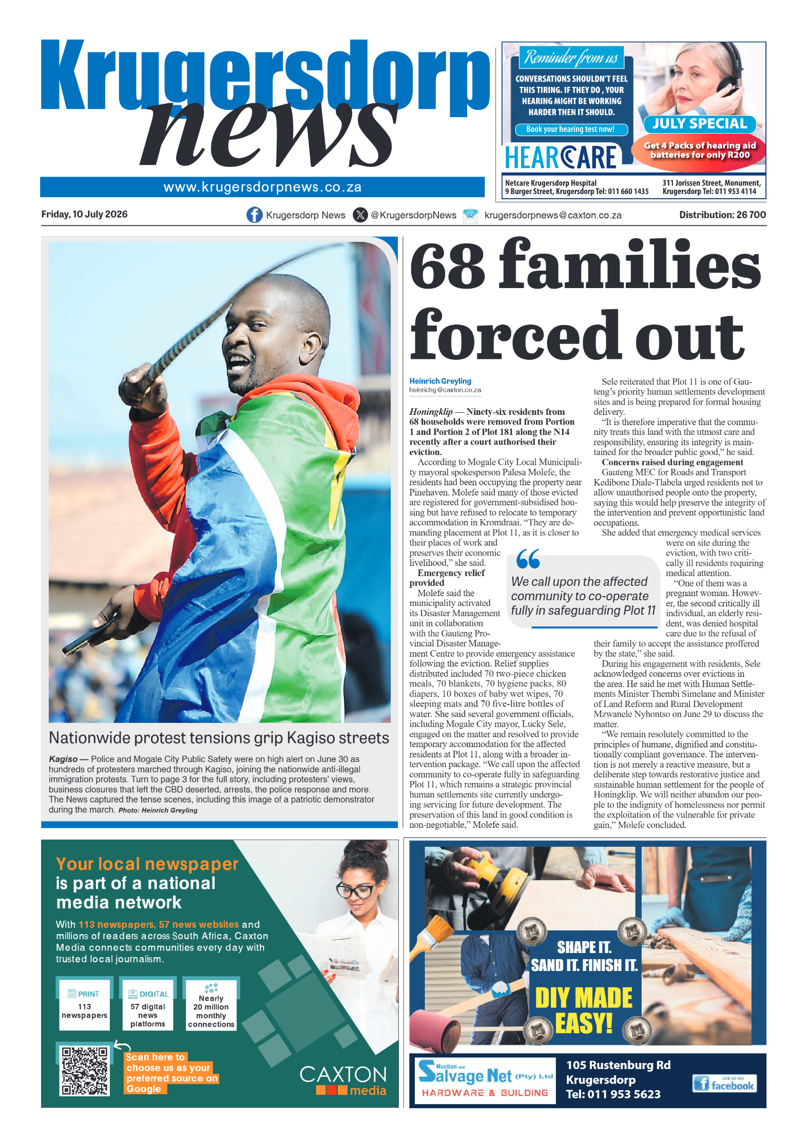 Krugersdorp News 10 July 2026 page 3