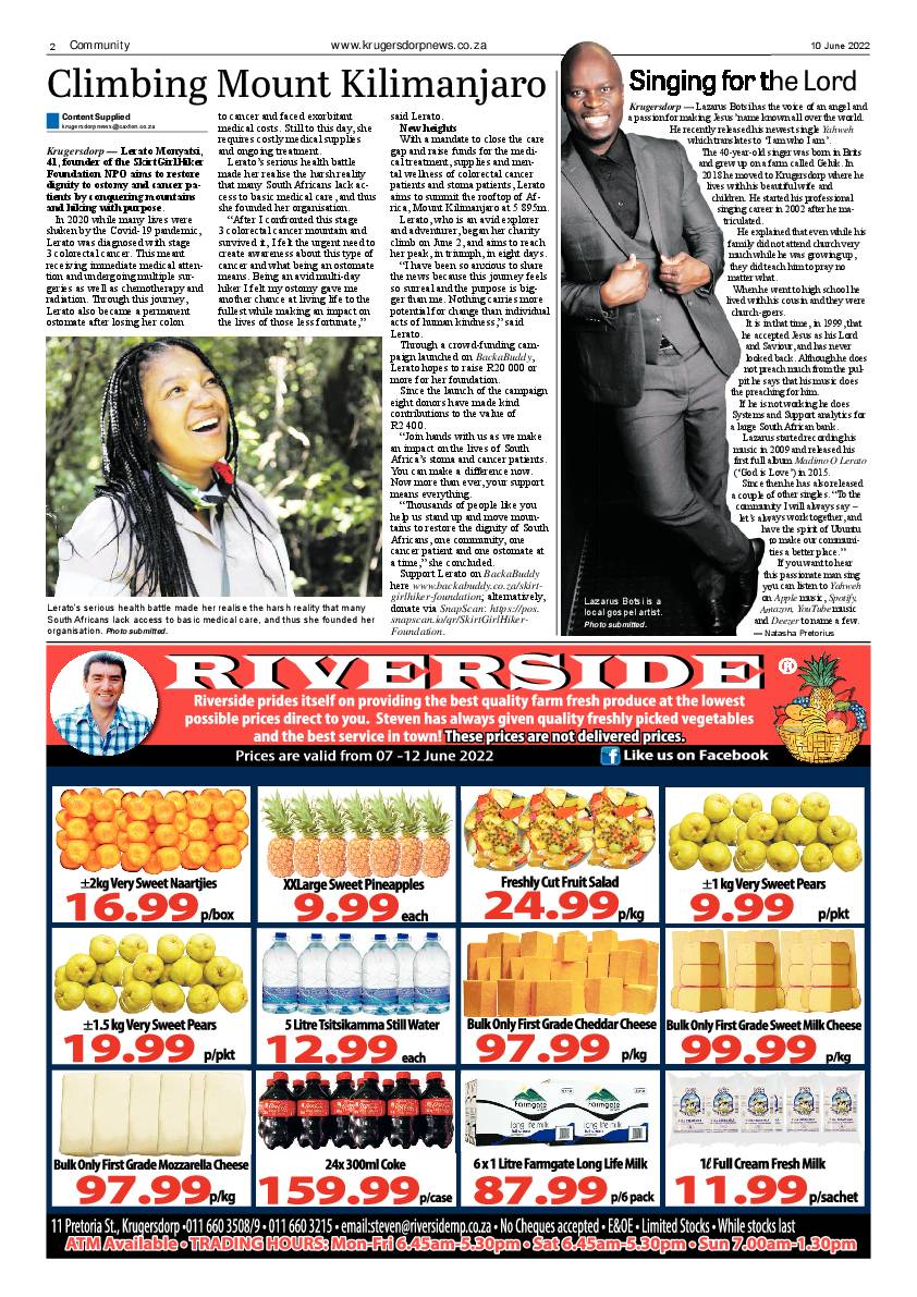 Krugersdorp News 10 June 2022 page 2