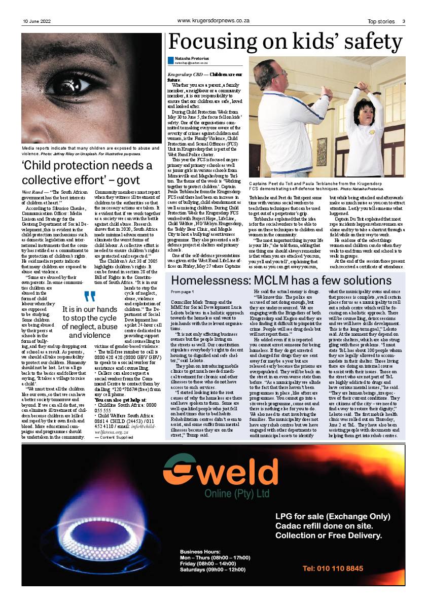 Krugersdorp News 10 June 2022 page 3