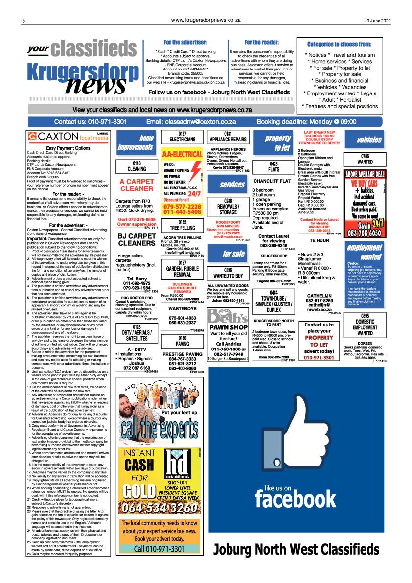 Krugersdorp News 10 June 2022 page 6
