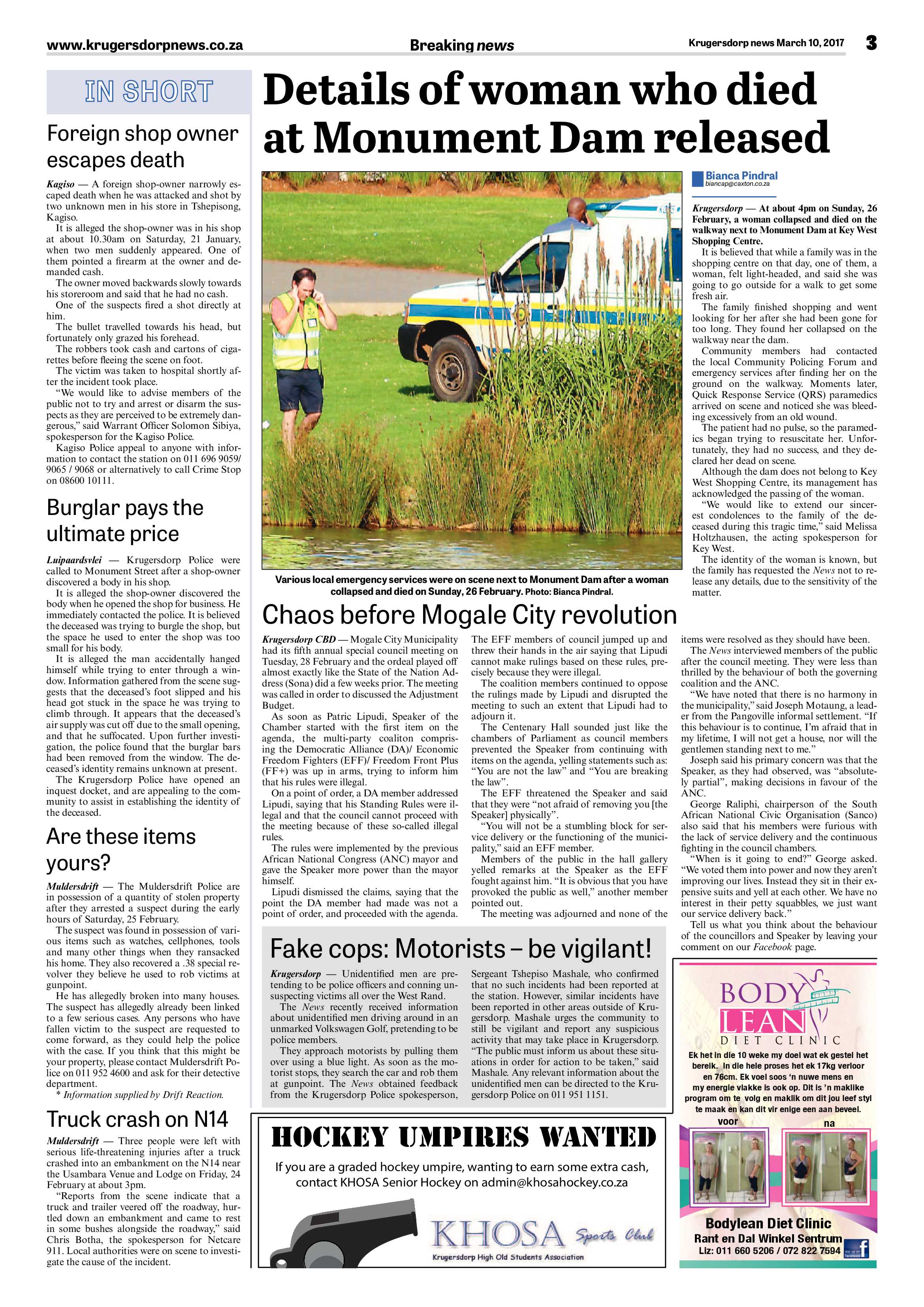 Krugersdorp News 10 March 2017 page 3