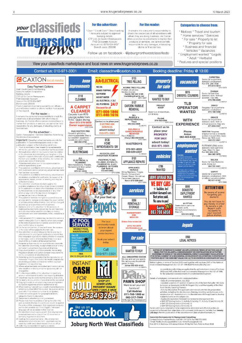 Krugersdorp News 10 March 2023 page 6
