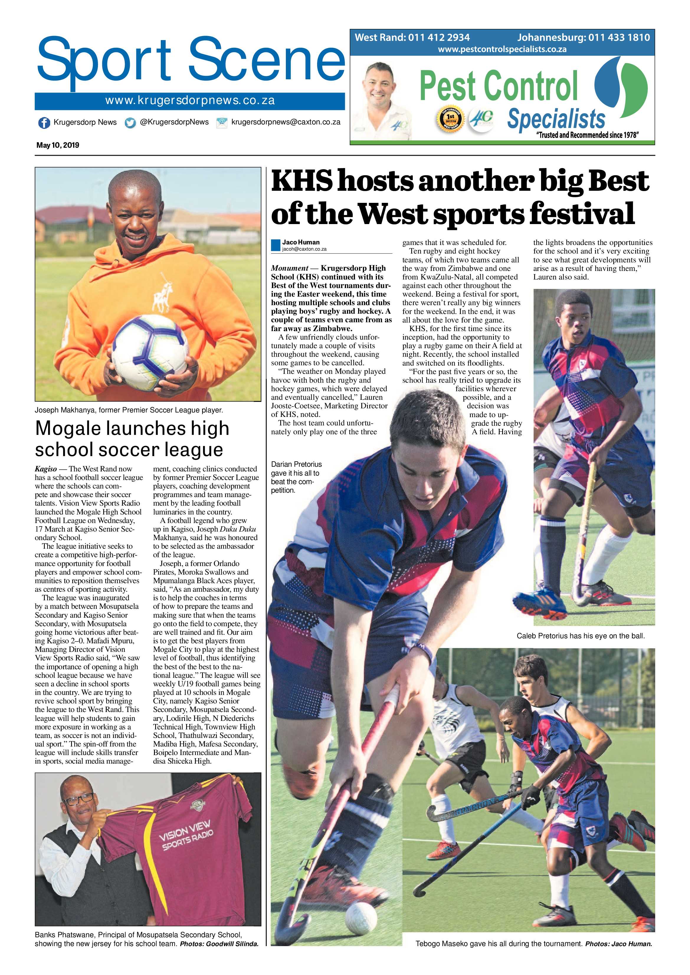 Krugersdorp News 10 May 2019 page 16