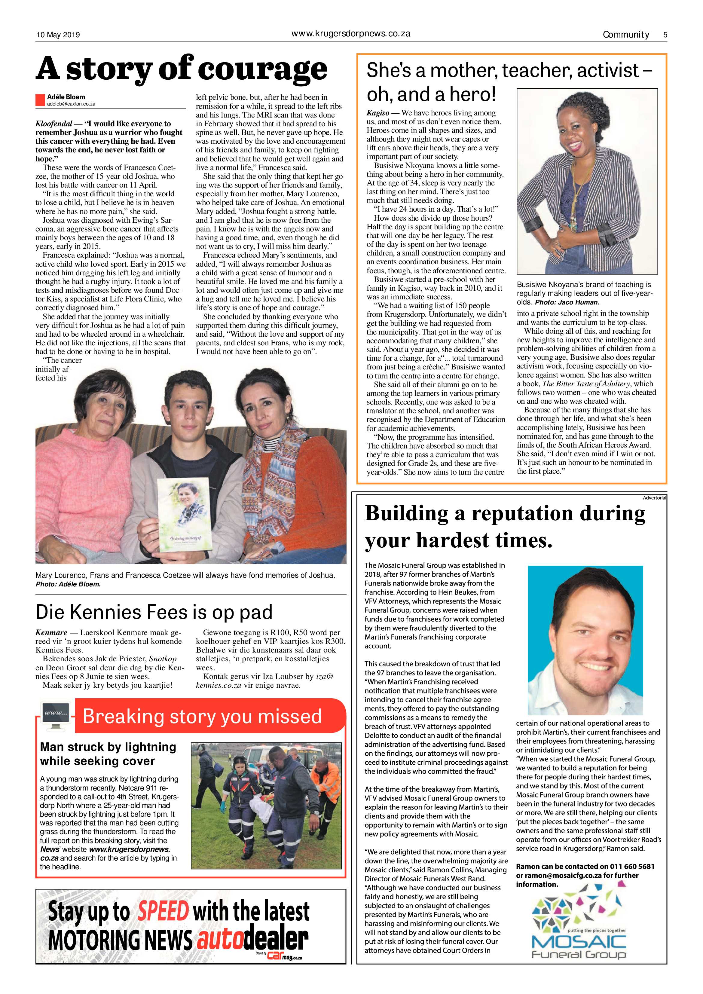 Krugersdorp News 10 May 2019 page 5