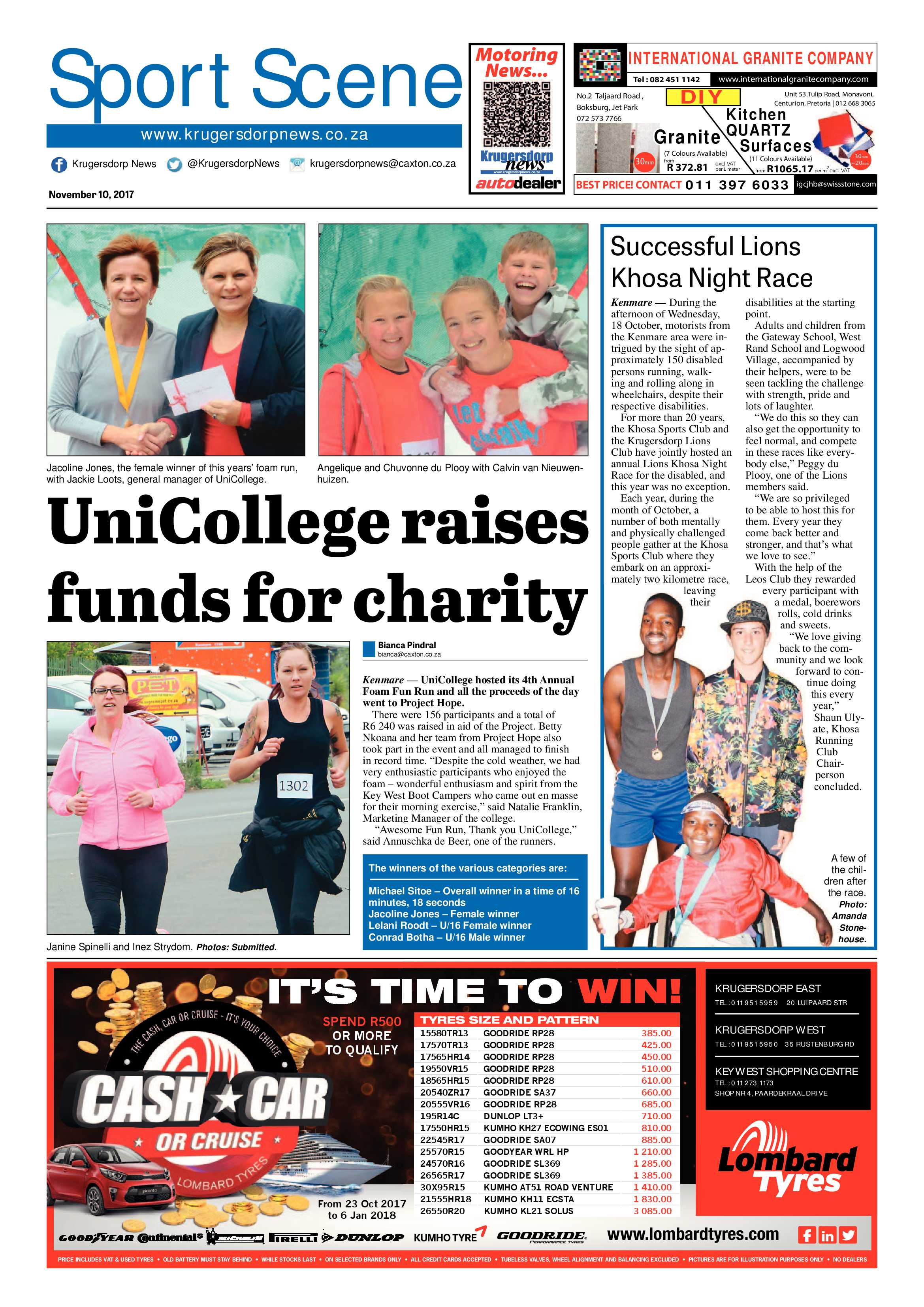 Krugersdorp News 10 November 2017 page 16