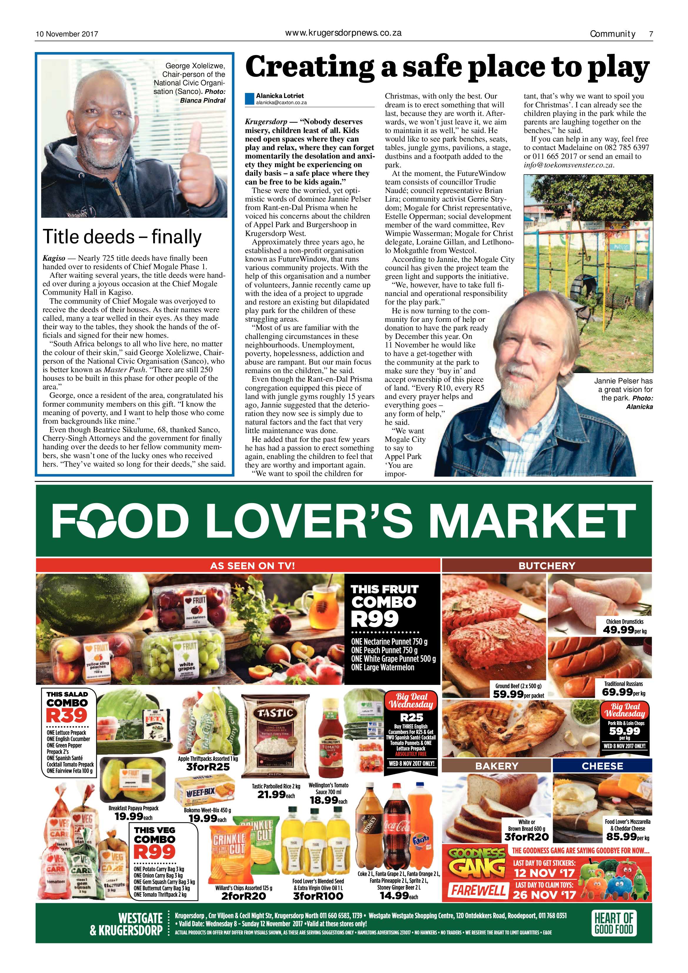 Krugersdorp News 10 November 2017 page 7