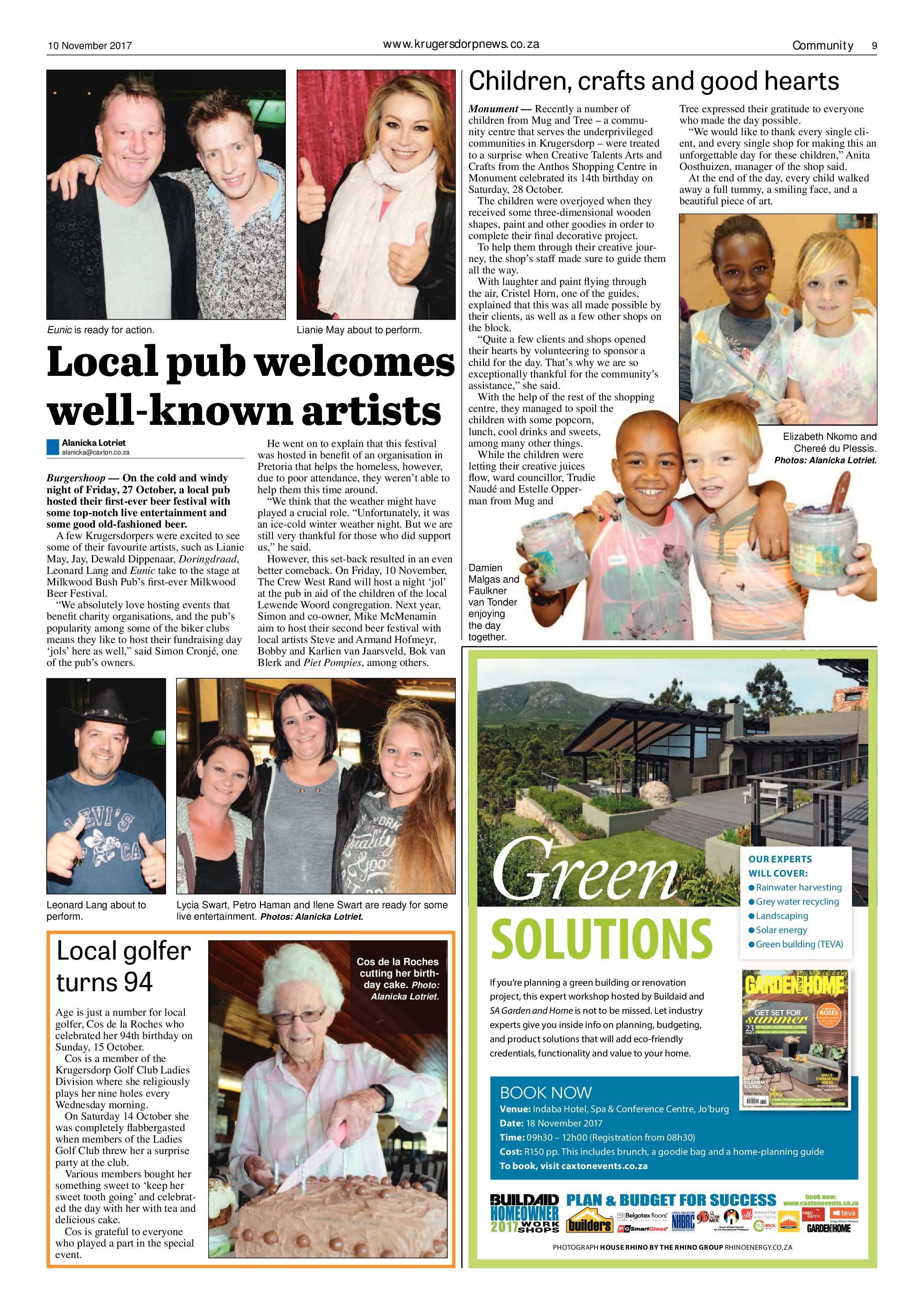 Krugersdorp News 10 November 2017 page 9