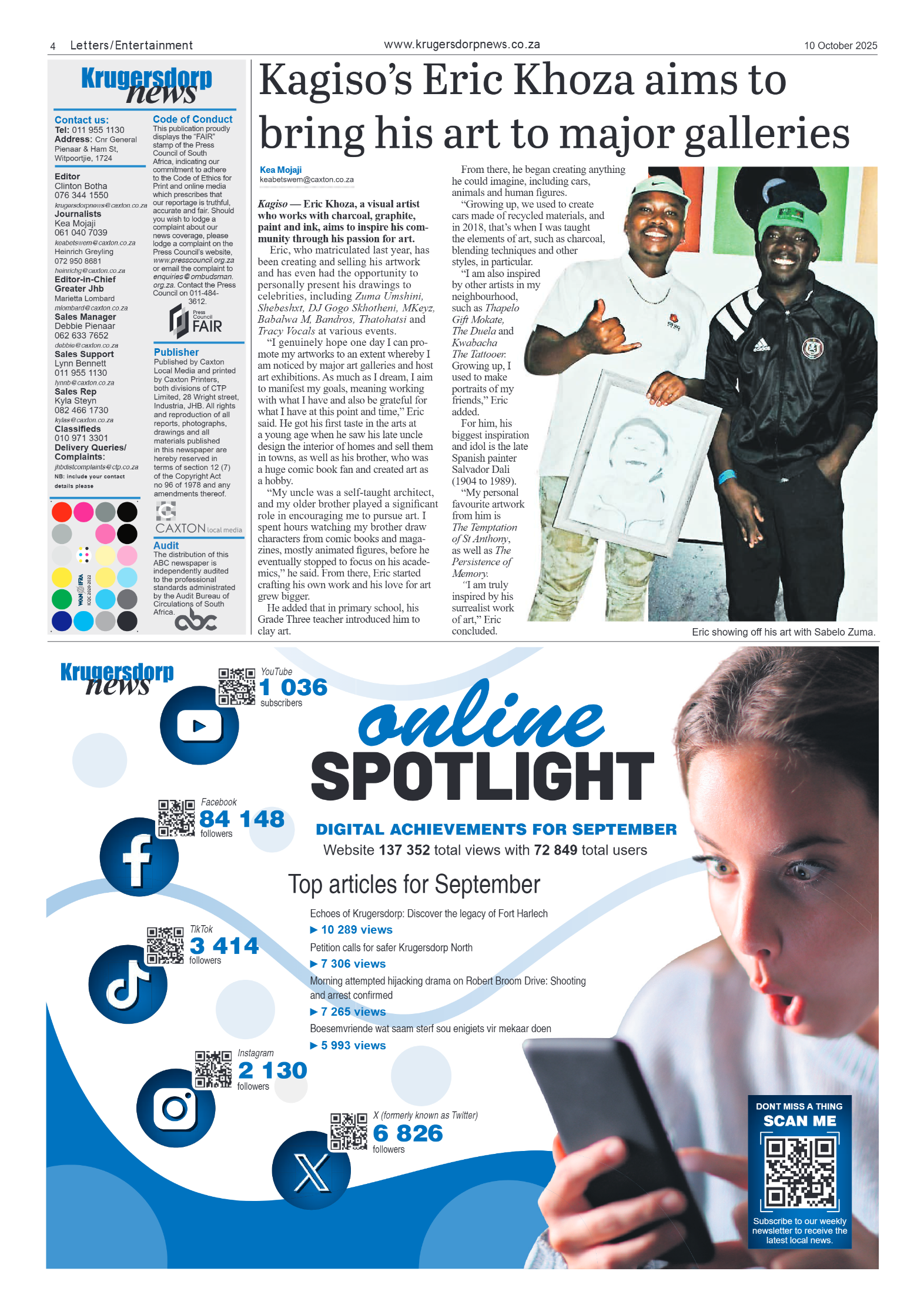Krugersdorp News 10 October 2025 page 6