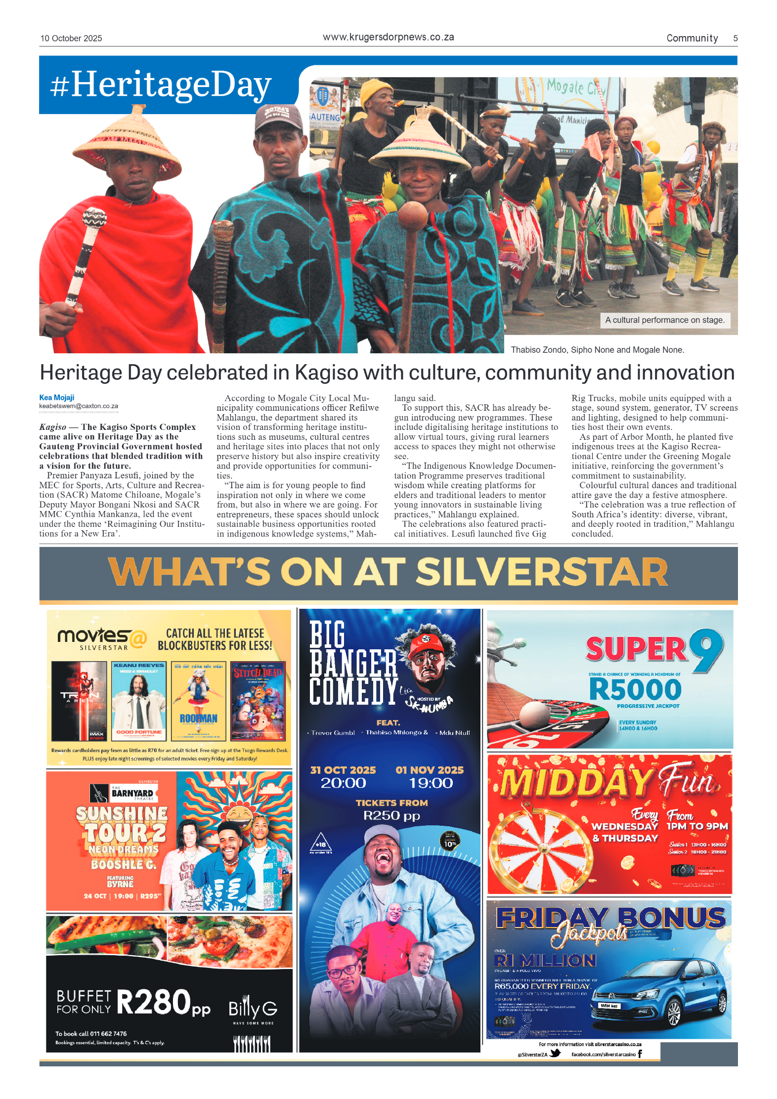 Krugersdorp News 10 October 2025 page 7