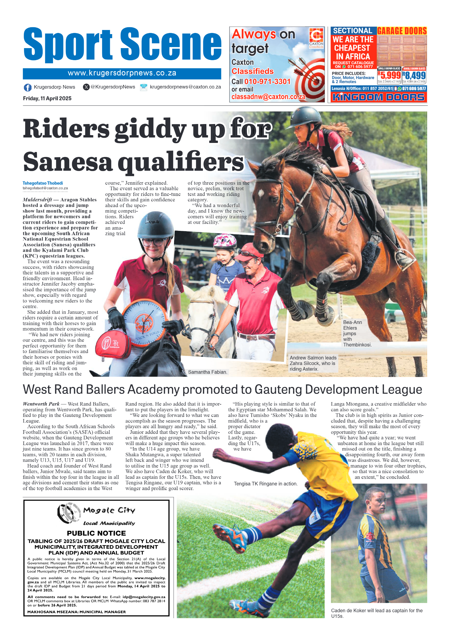 Krugersdorp News 11 April 2025 page 10