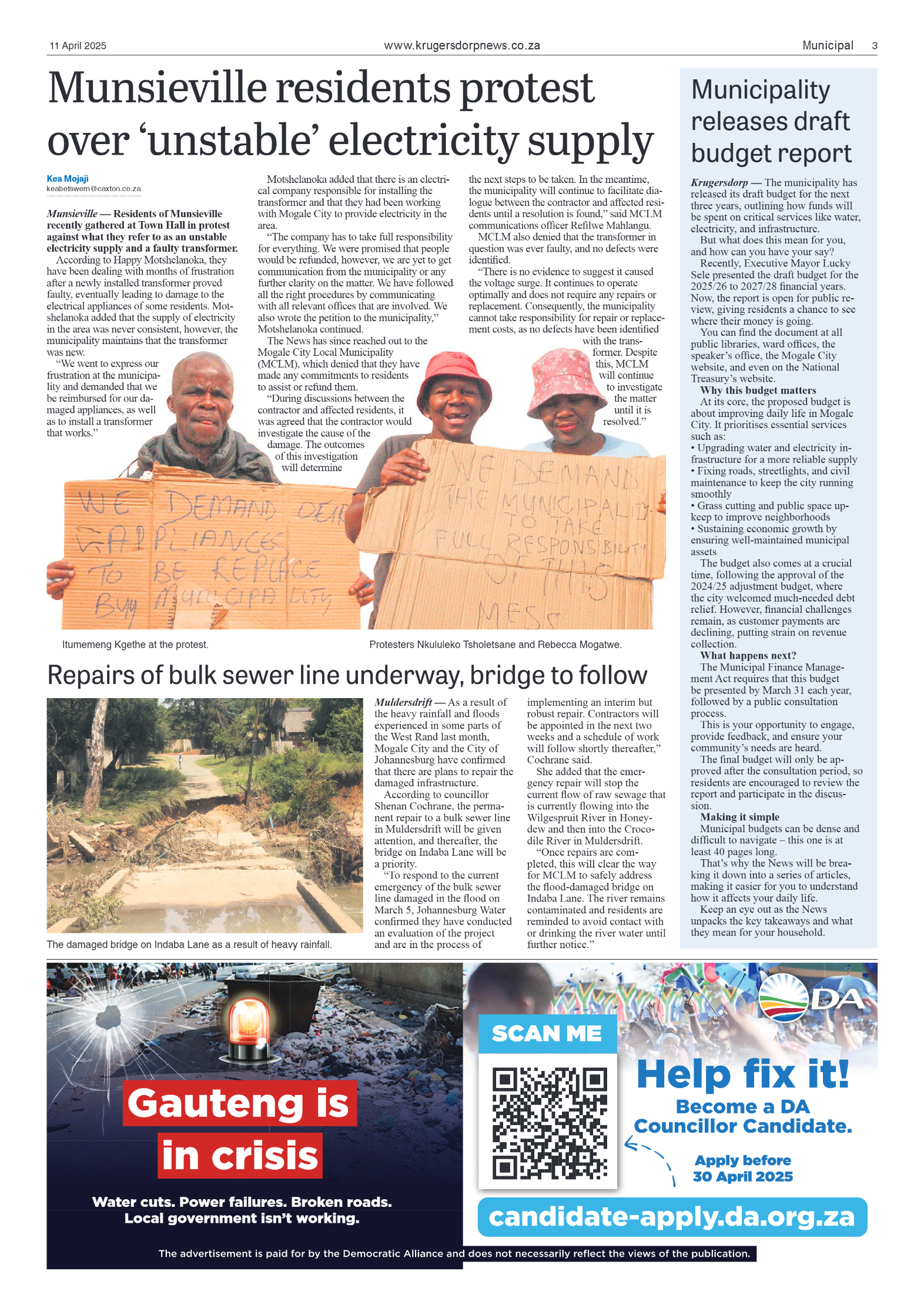 Krugersdorp News 11 April 2025 page 5