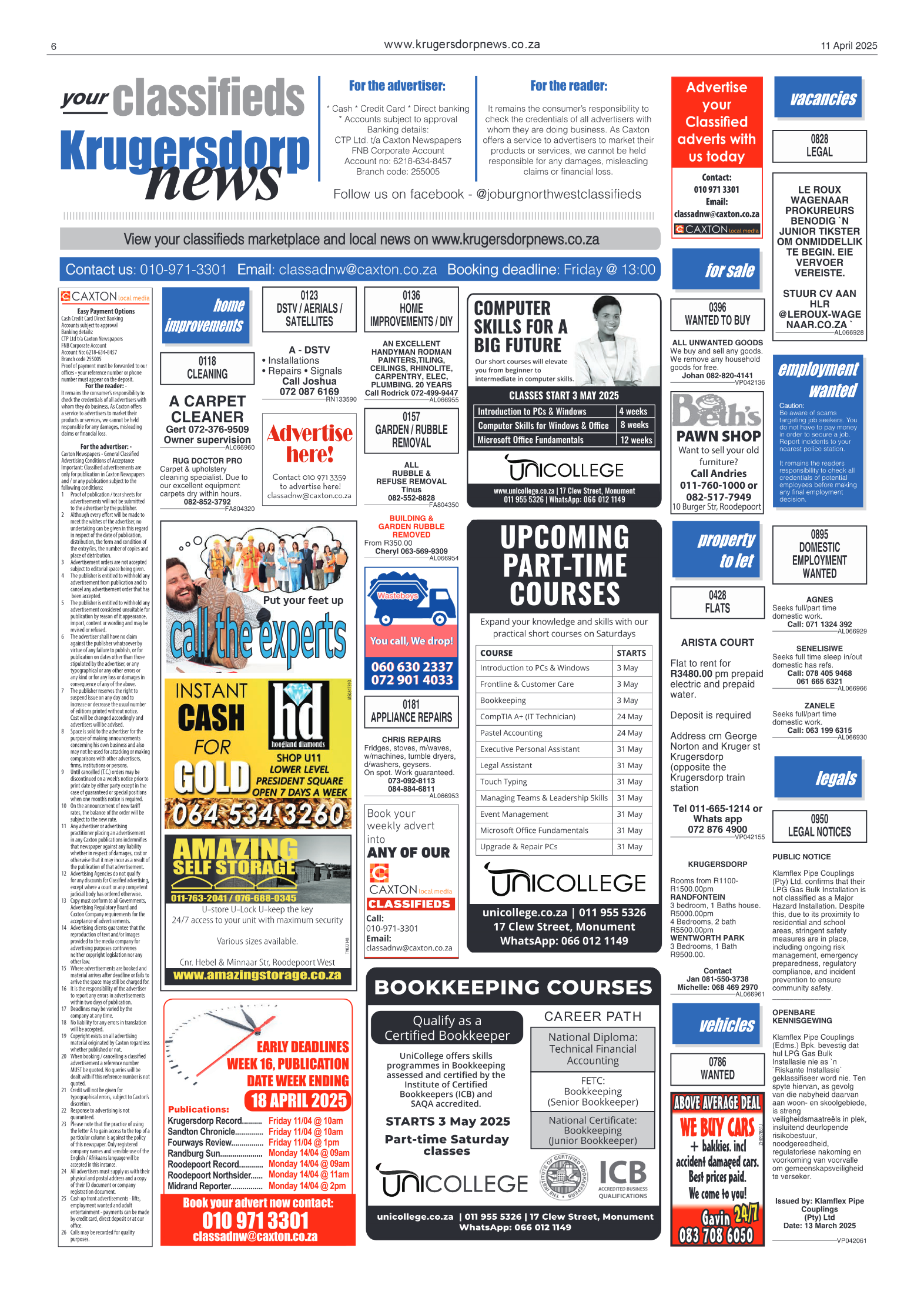 Krugersdorp News 11 April 2025 page 8