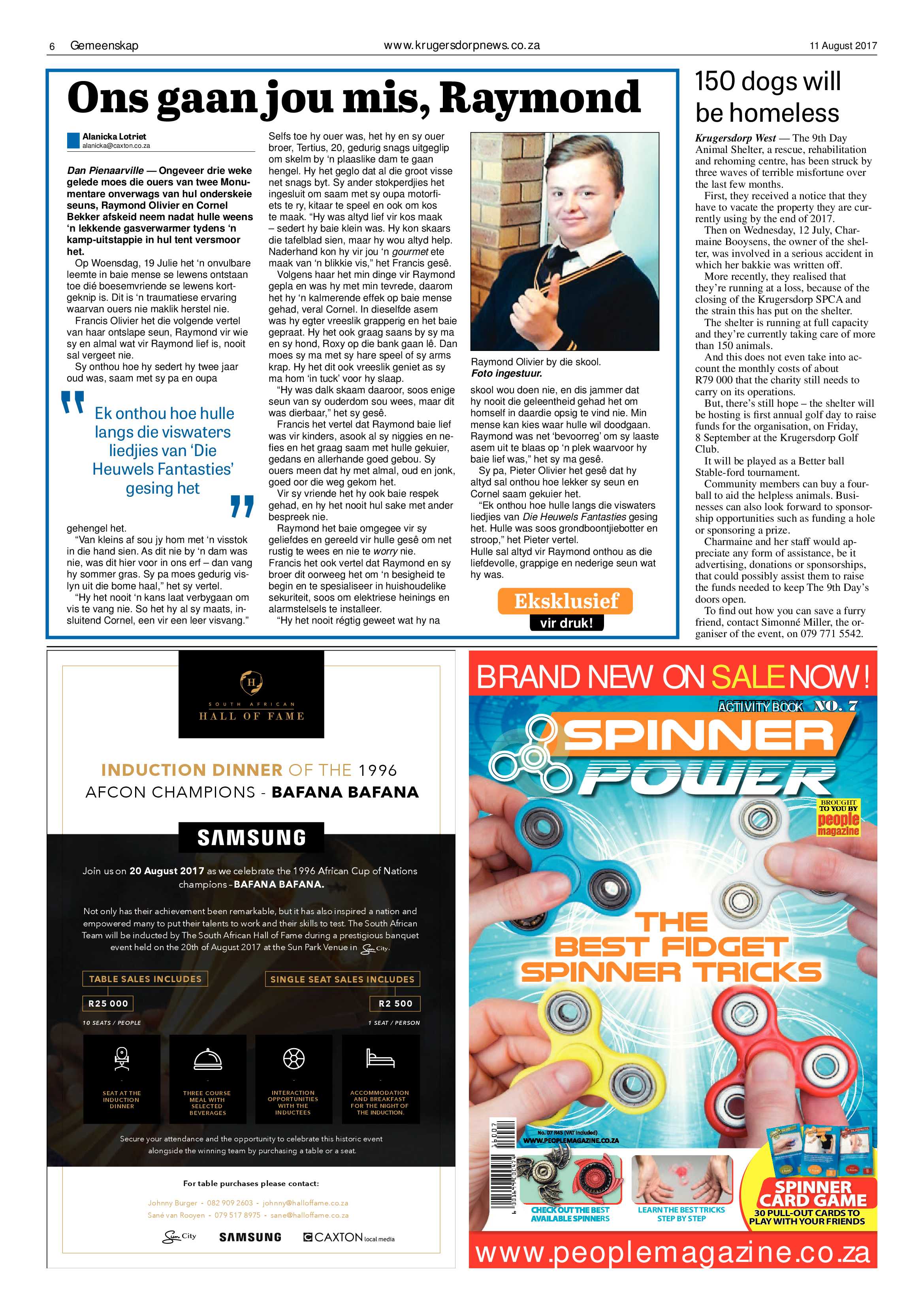 Krugersdorp News 11 August 2017 page 6