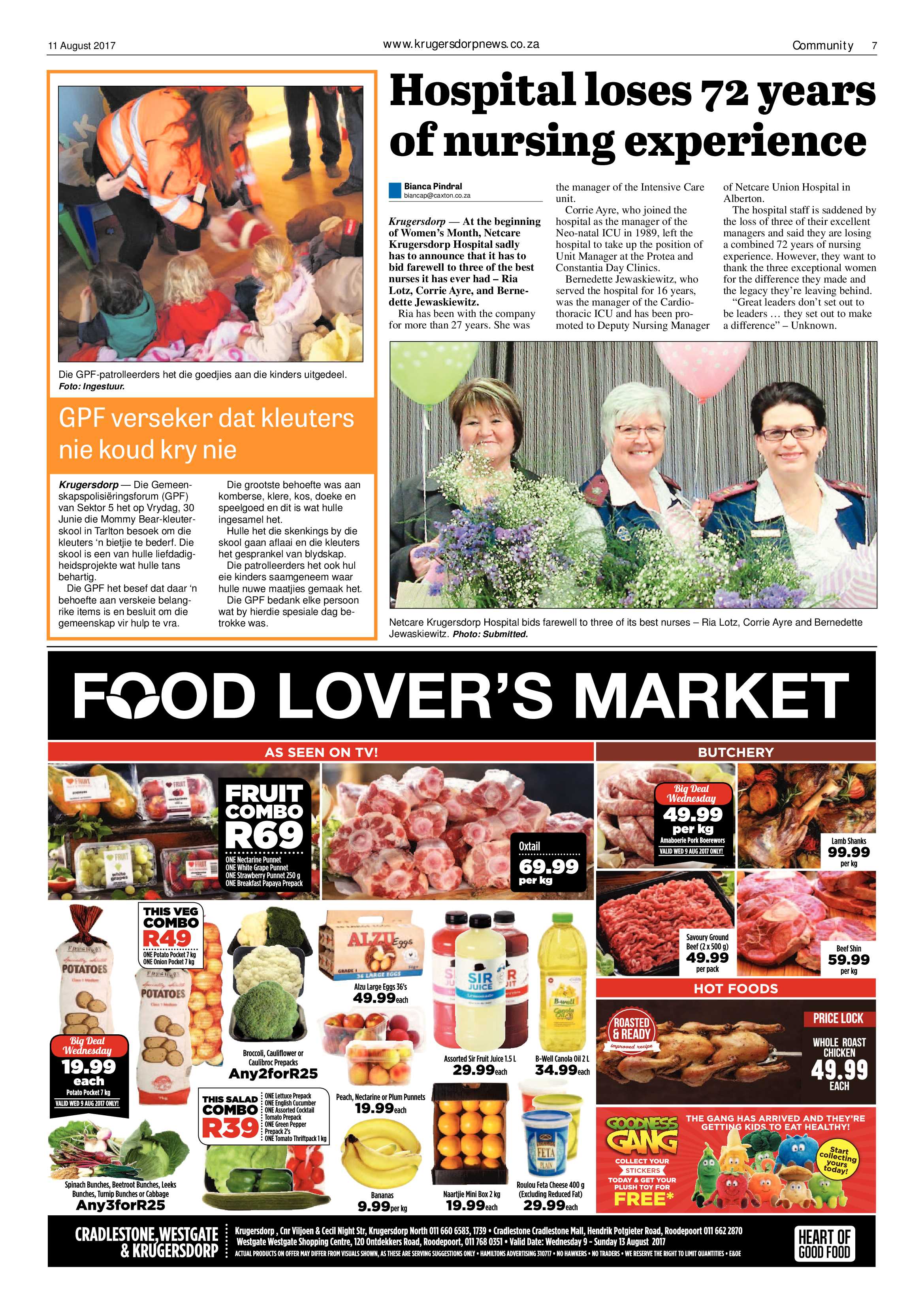 Krugersdorp News 11 August 2017 page 7