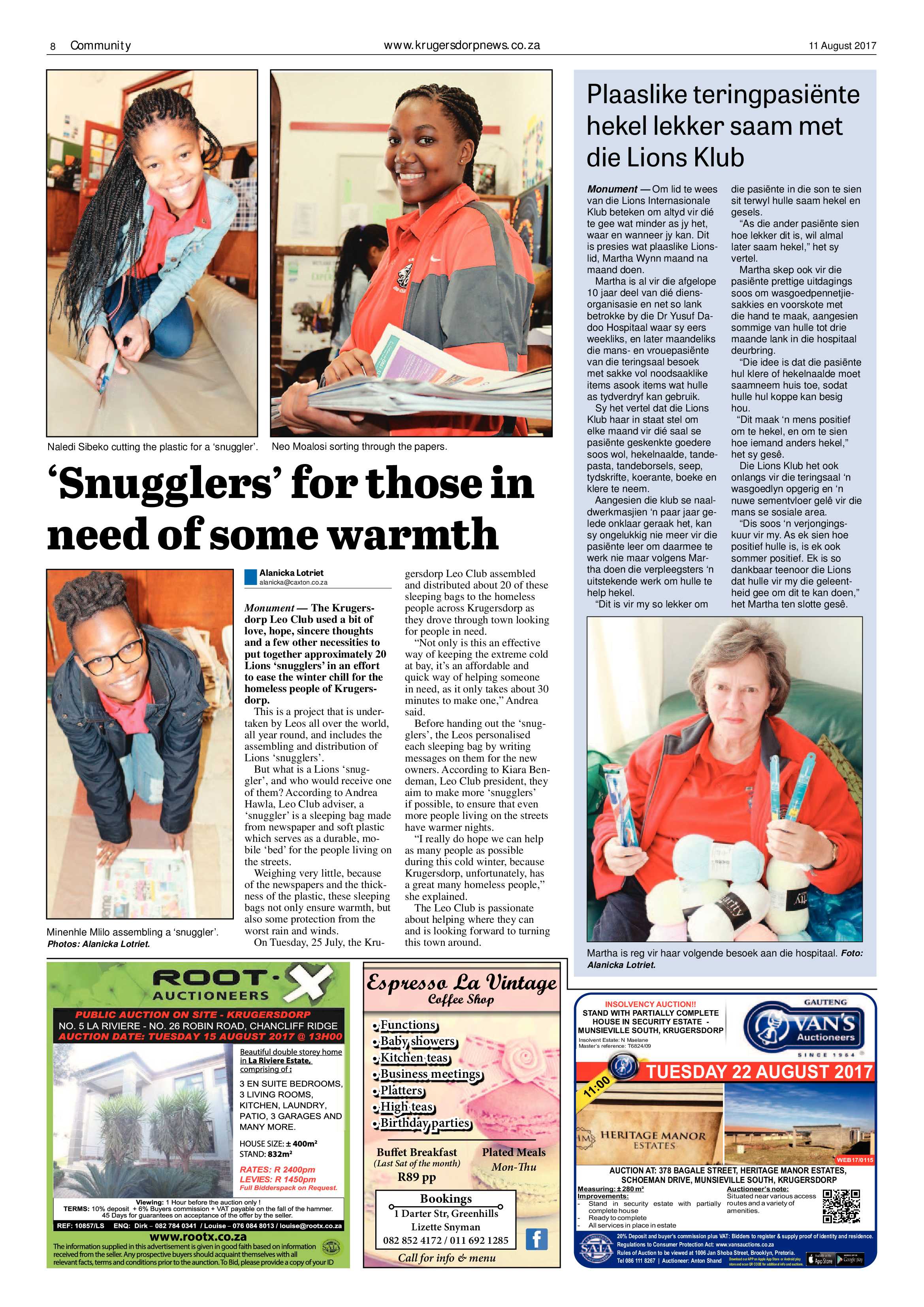 Krugersdorp News 11 August 2017 page 8