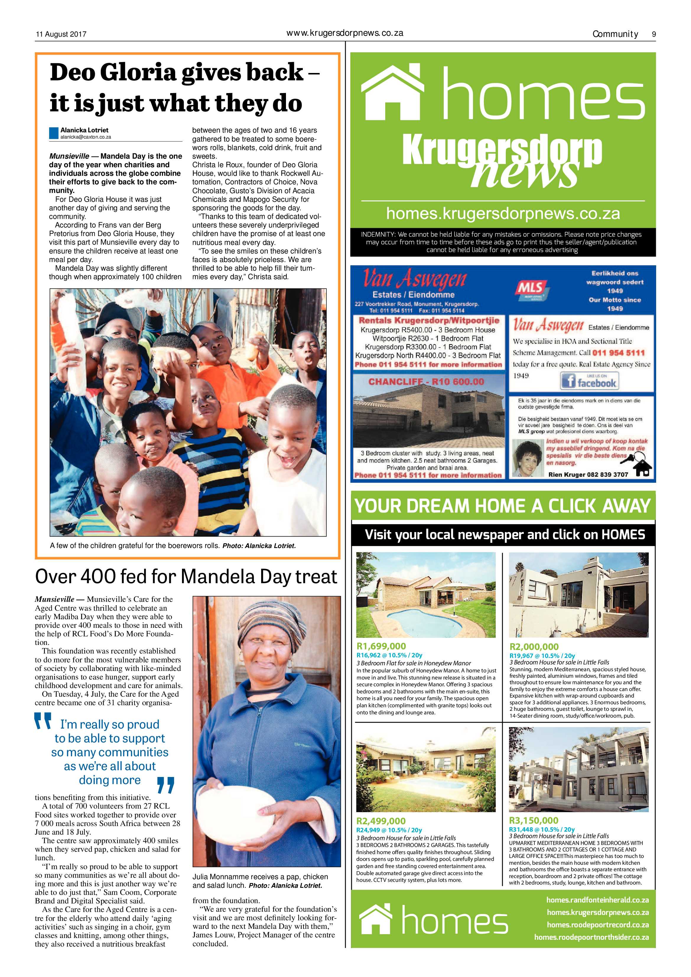 Krugersdorp News 11 August 2017 page 9