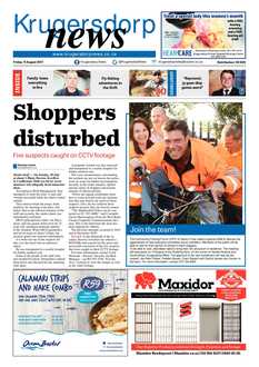 Krugersdorp News 11 August 2017