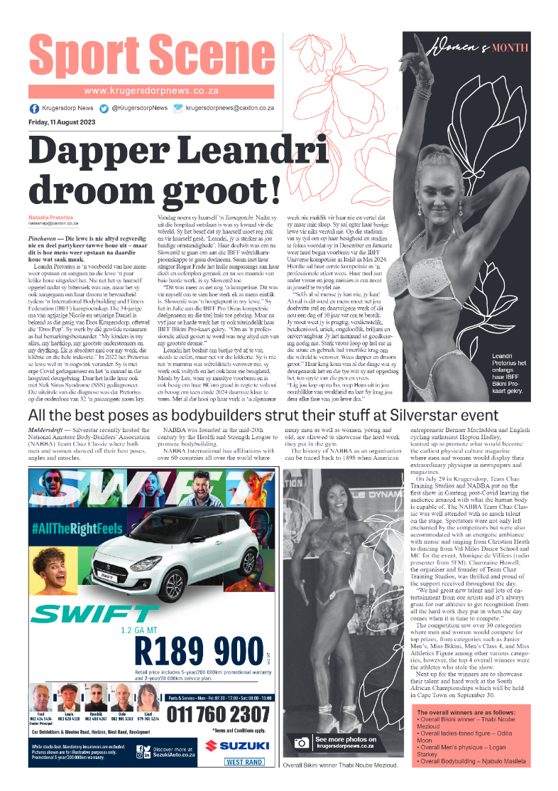 Krugersdorp News 11 August 2023 page 12