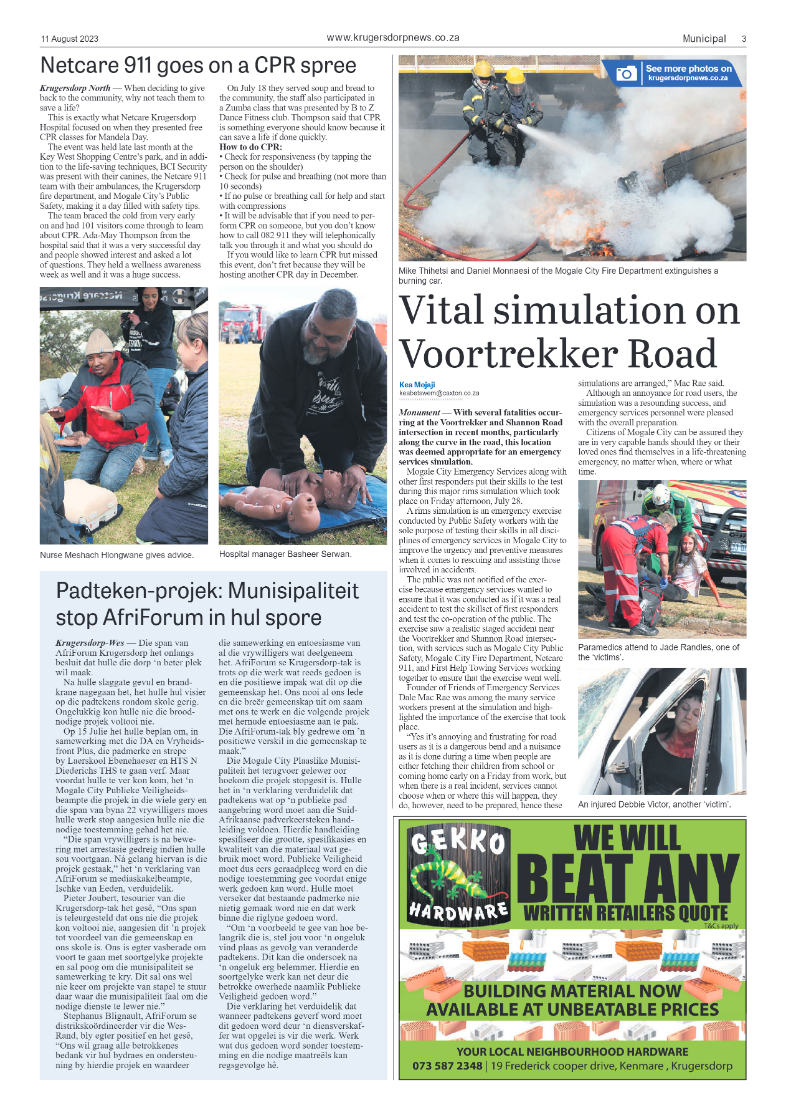 Krugersdorp News 11 August 2023 page 3