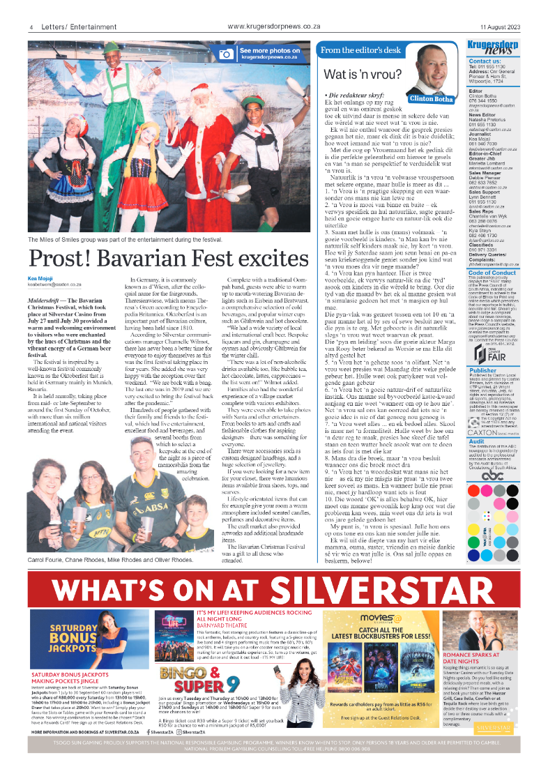 Krugersdorp News 11 August 2023 page 4